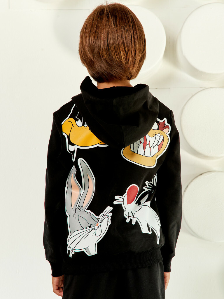 Худи / толстовка Looney Tunes Черный, Crazy Getup 2