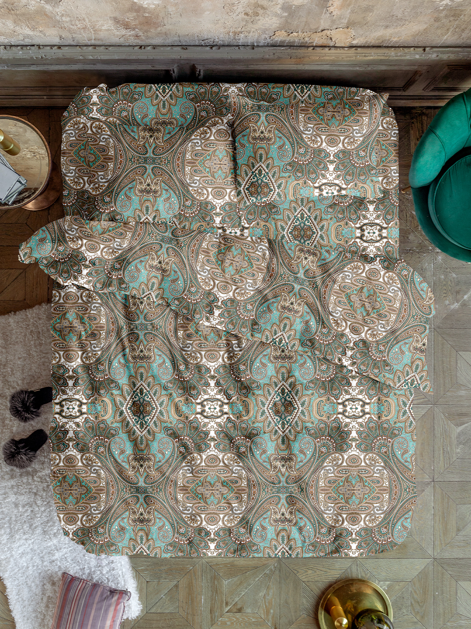 Постельное белье Малахитовая шкатулка, Mia Cara 3