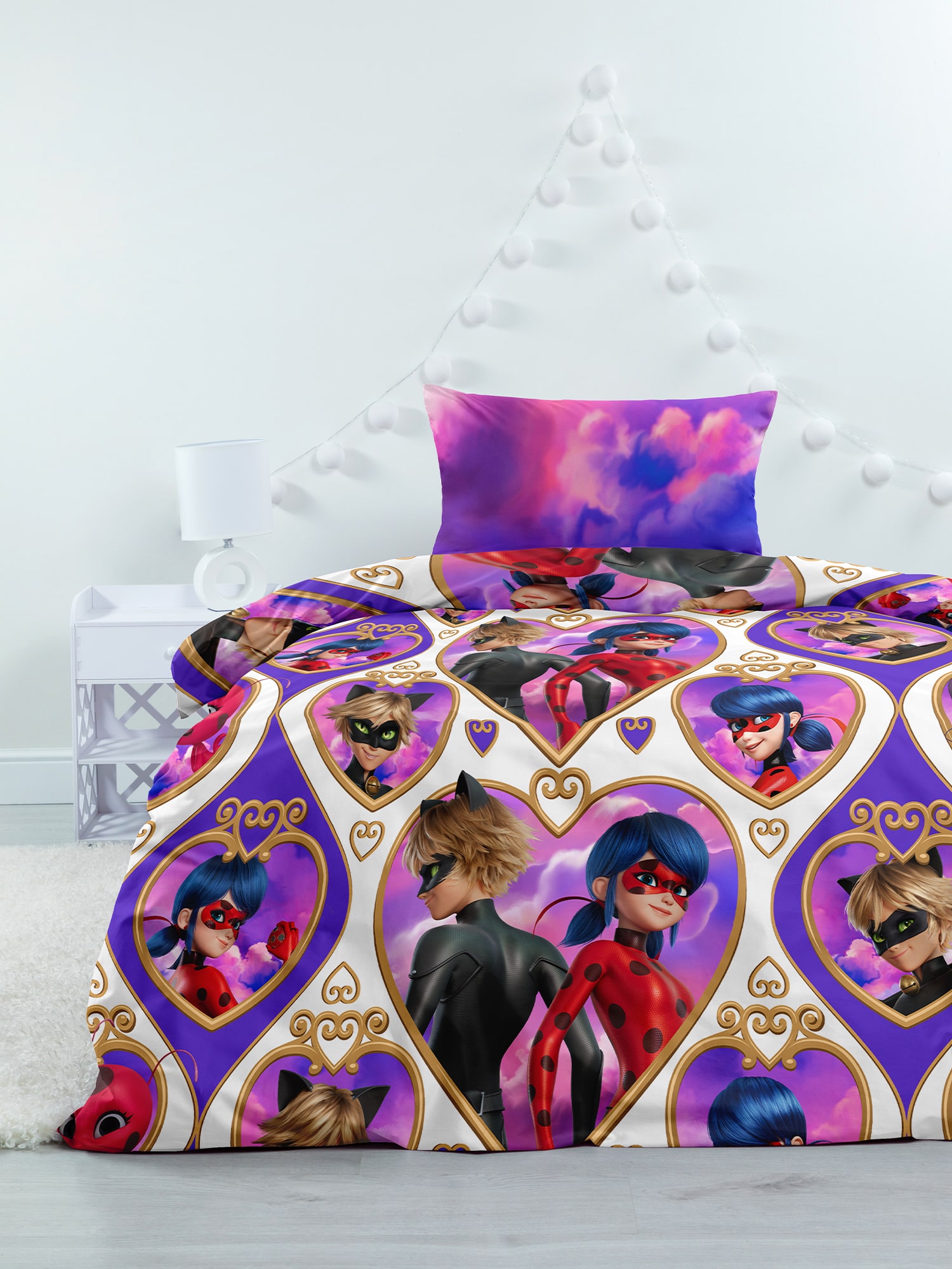 Постельное бельё Непоседа Маринетт и Адриан 0