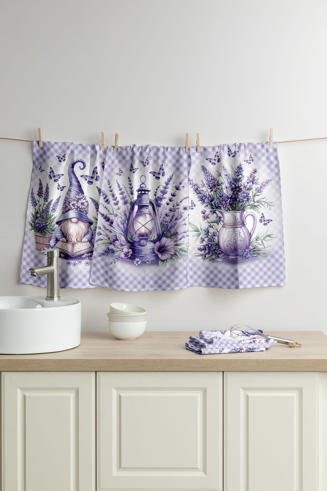 Комплект полотенец Mia Cara Лавандовый гном 0