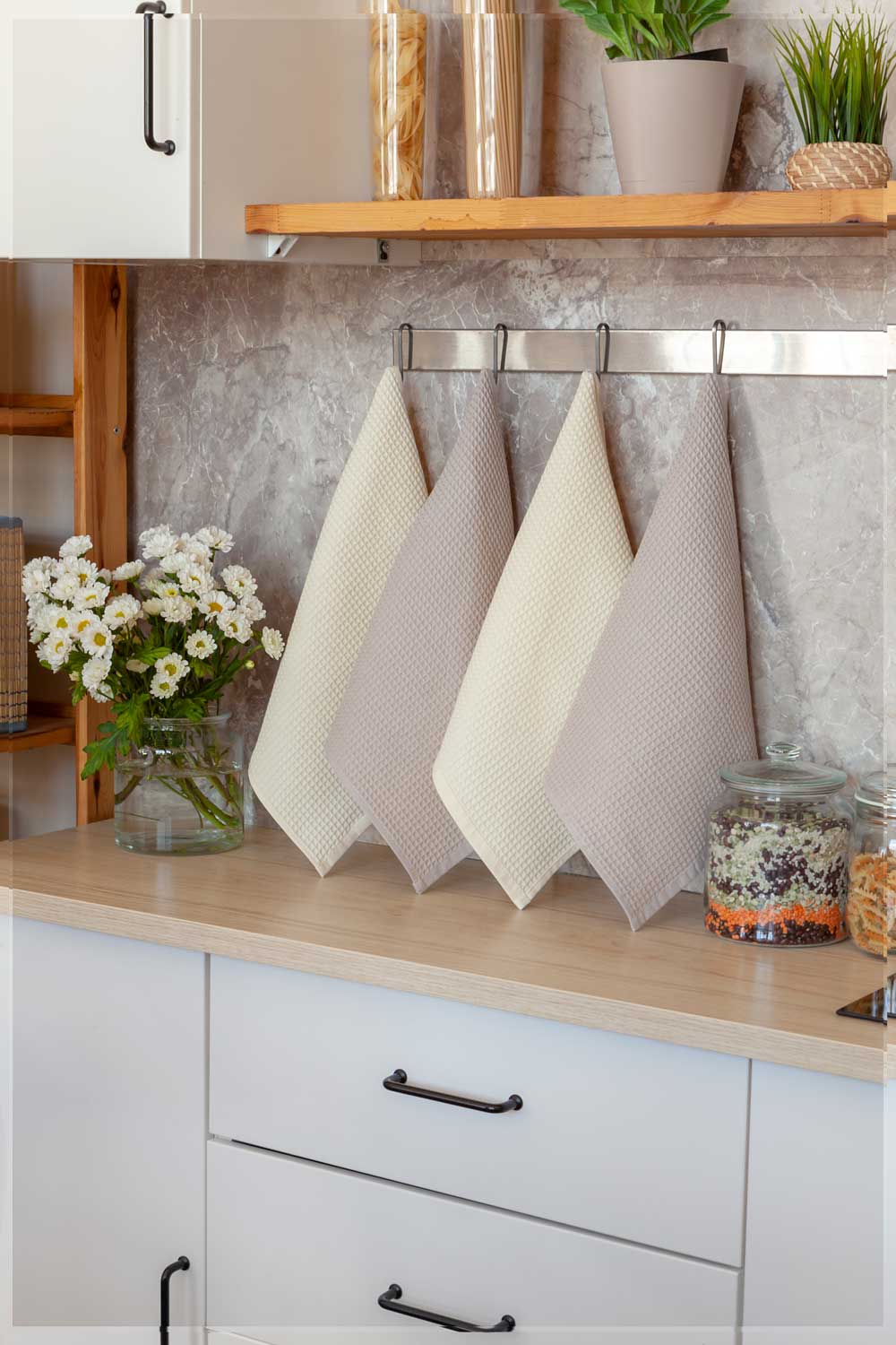 Комплект вафельных полотенец, Унисон 0