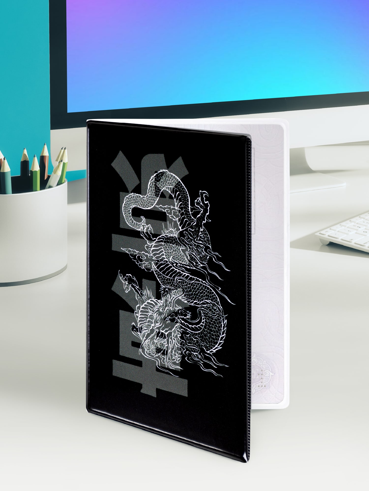 Обложка для паспорта "Crazy Getup" Dragon  2