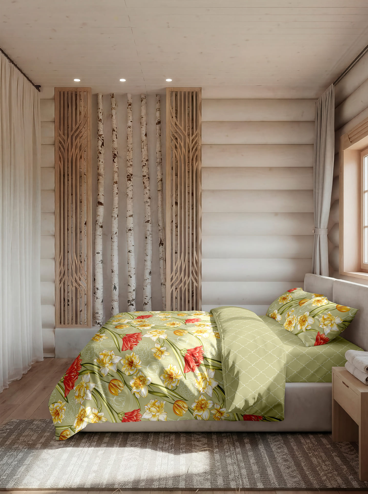 Постельное бельё Унисон Ирисы 2