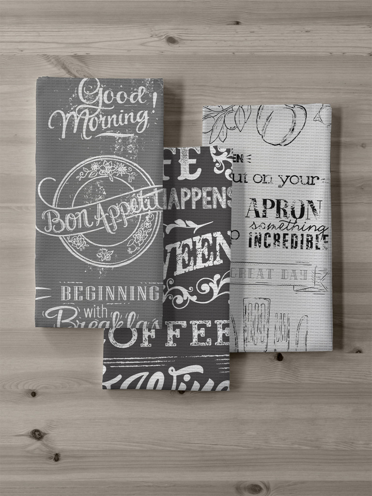 Комплект полотенец "Loft Café", Унисон 3