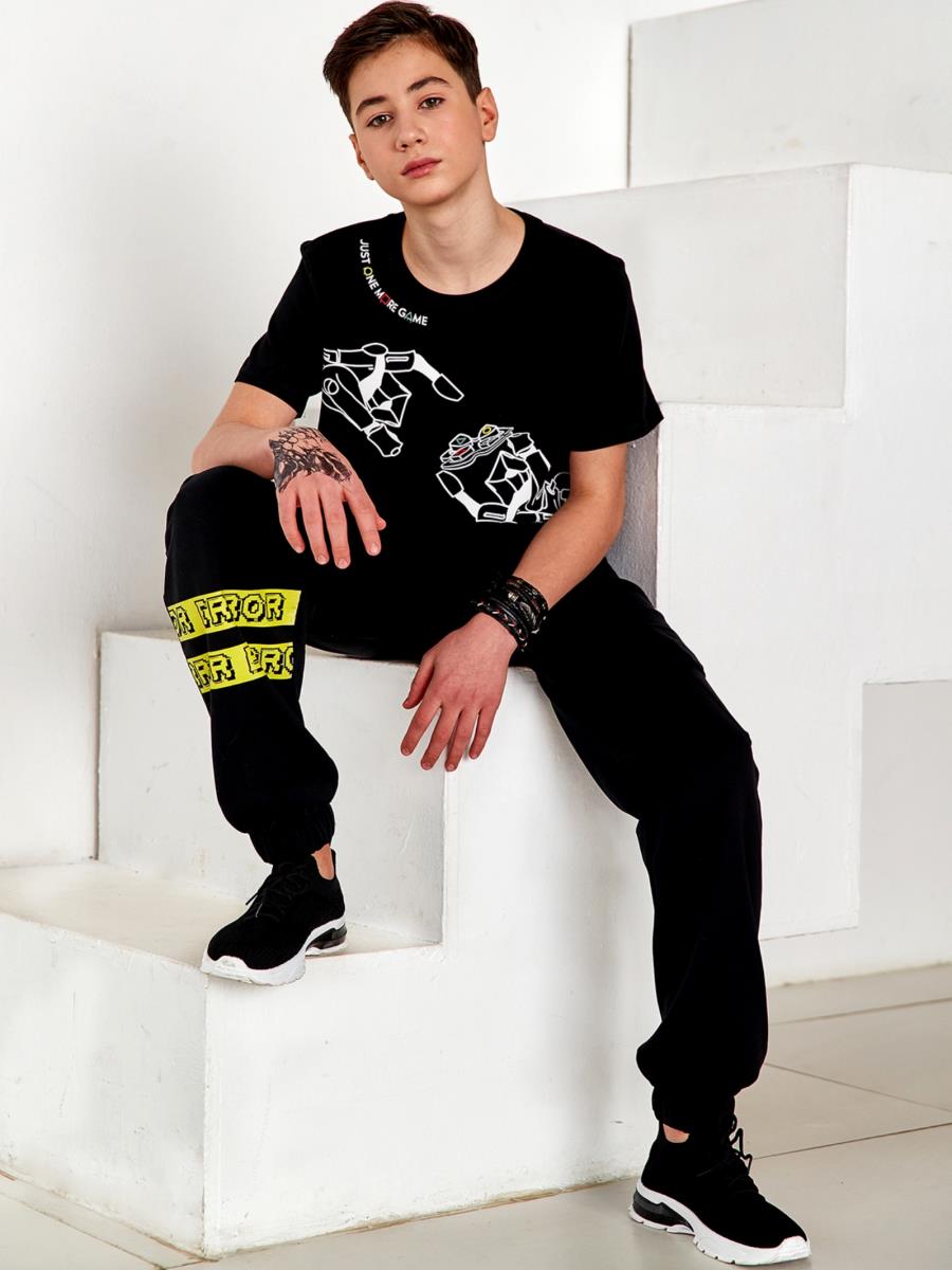 Футболка "MAD GAME", черный, Crazy Getup 3