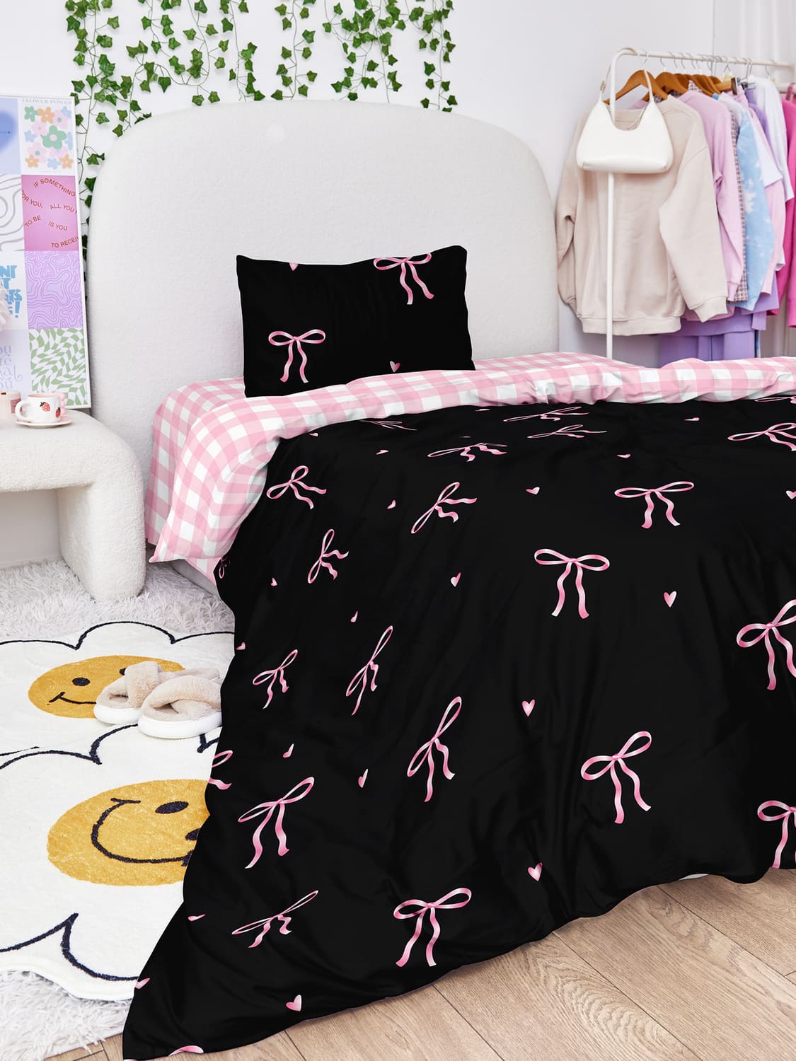 Постельное бельё Crazy Getup Розовые бантики 0