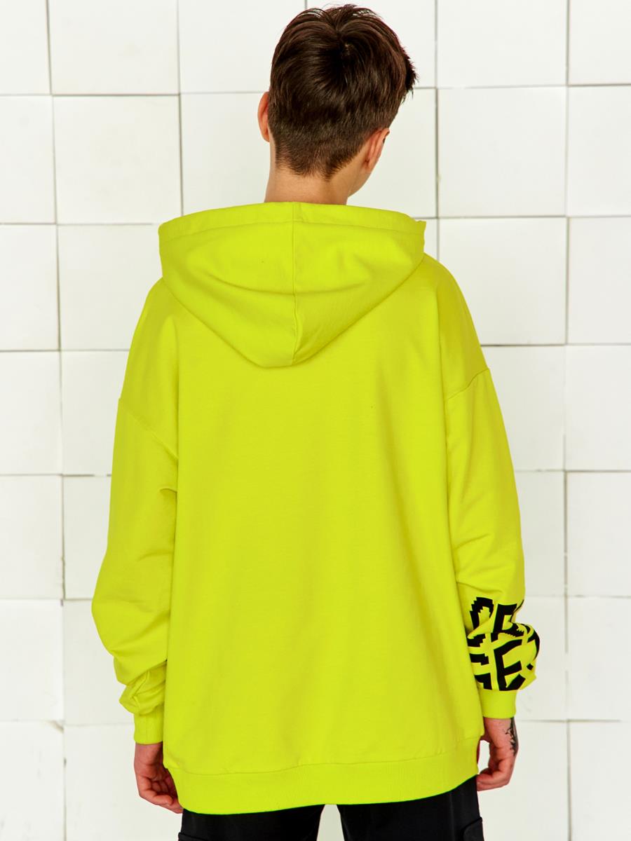 Худи / толстовка MAD GAME Лайм, Juno 2