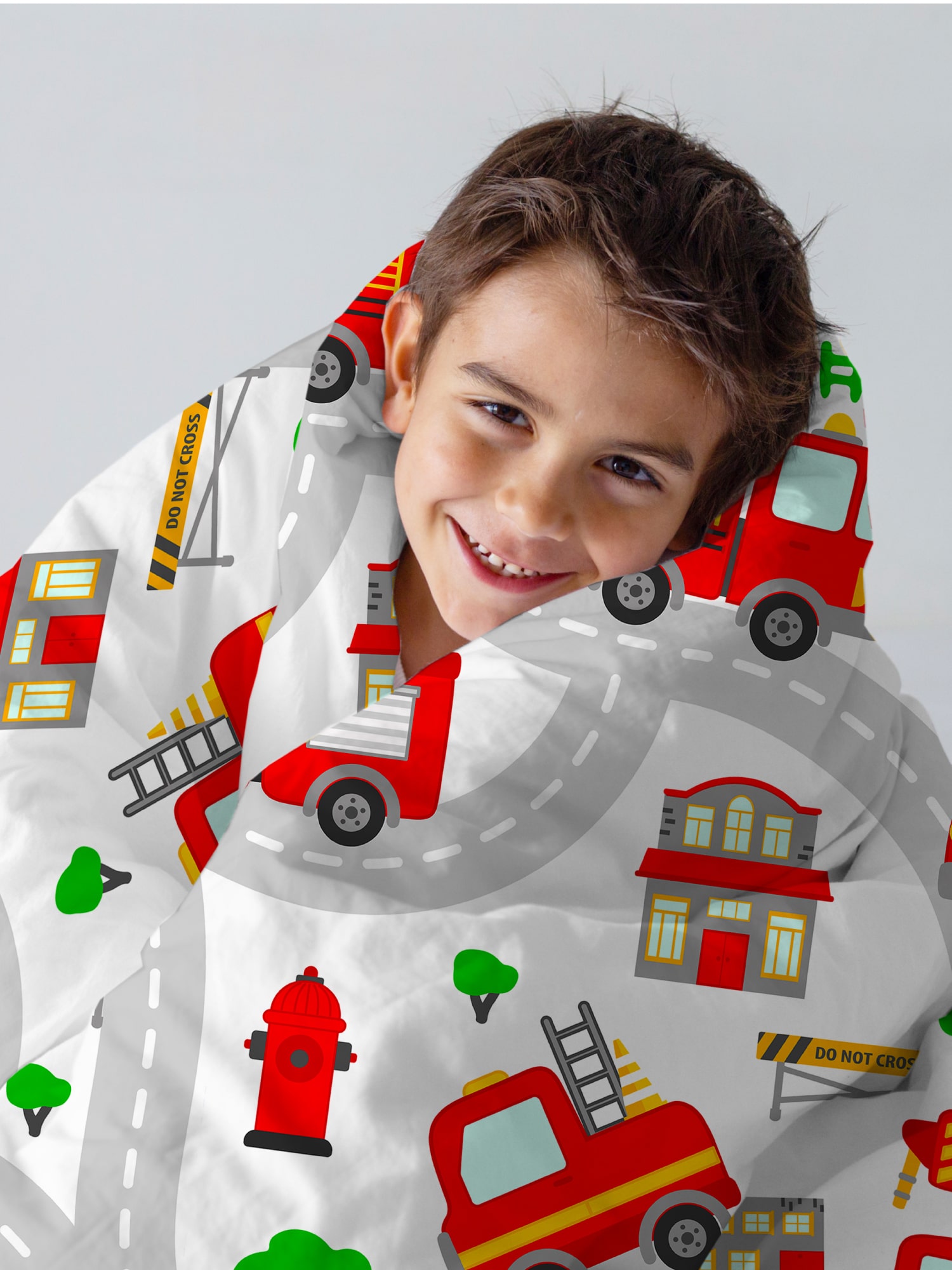 Пододеяльник Juno Пожарные машинки 4