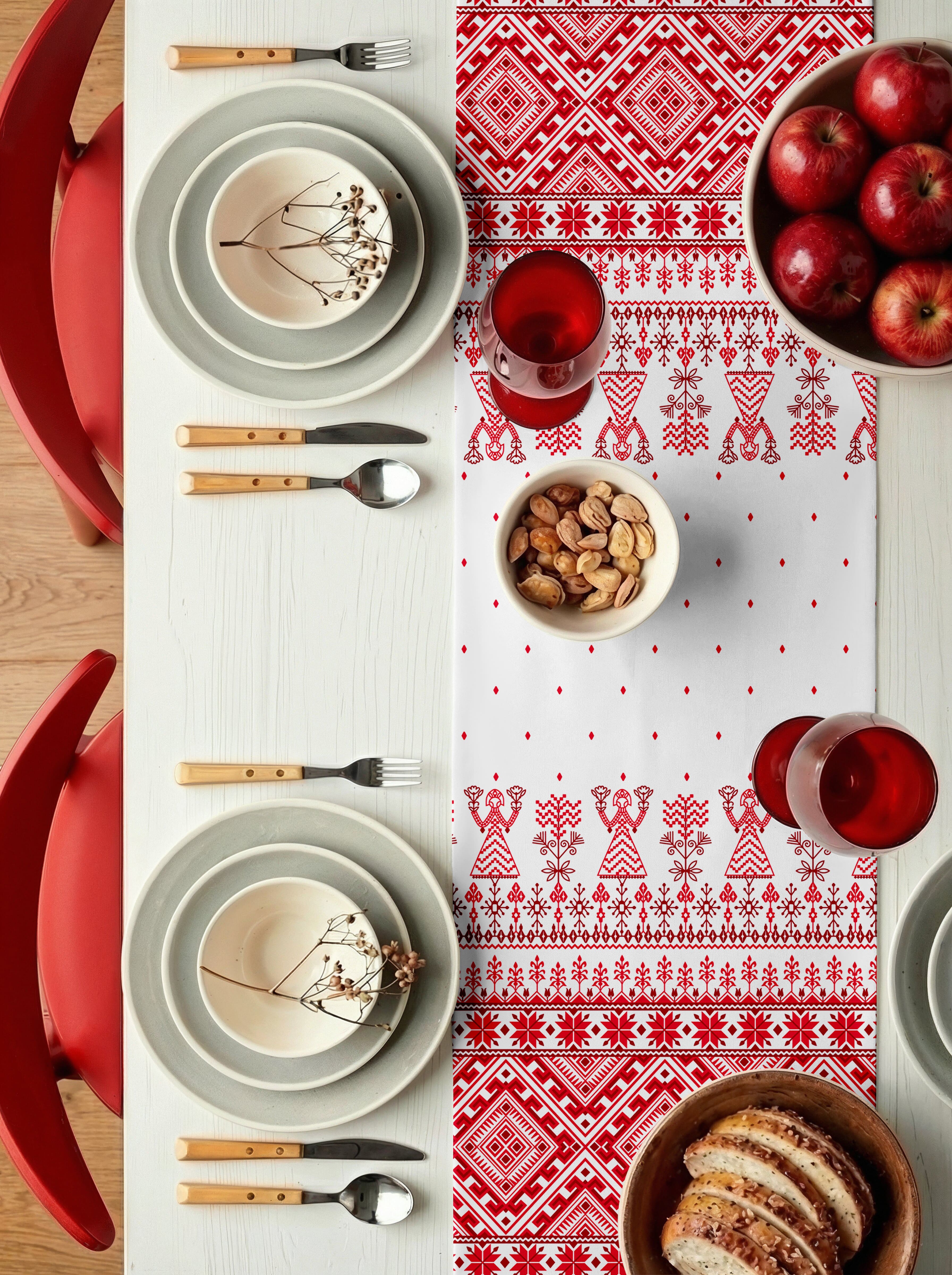 Скатерть-дорожка Унисон Славянские узоры 4