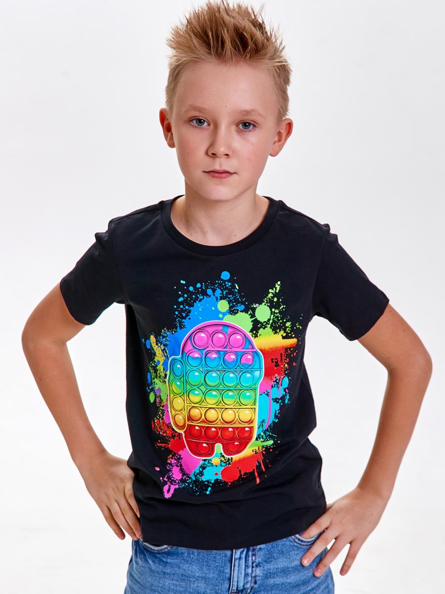 Футболка "Pop It", черный, Juno 1