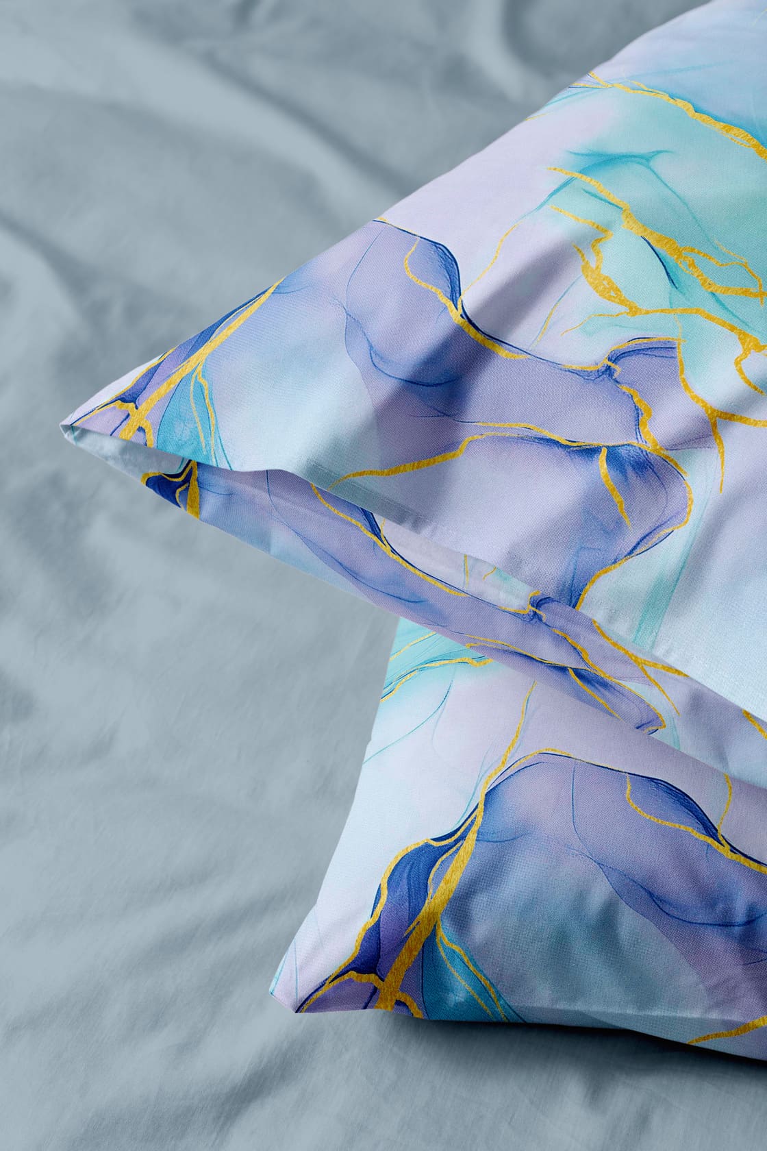 Комплект наволочек Флоранс Небесный мрамор 1