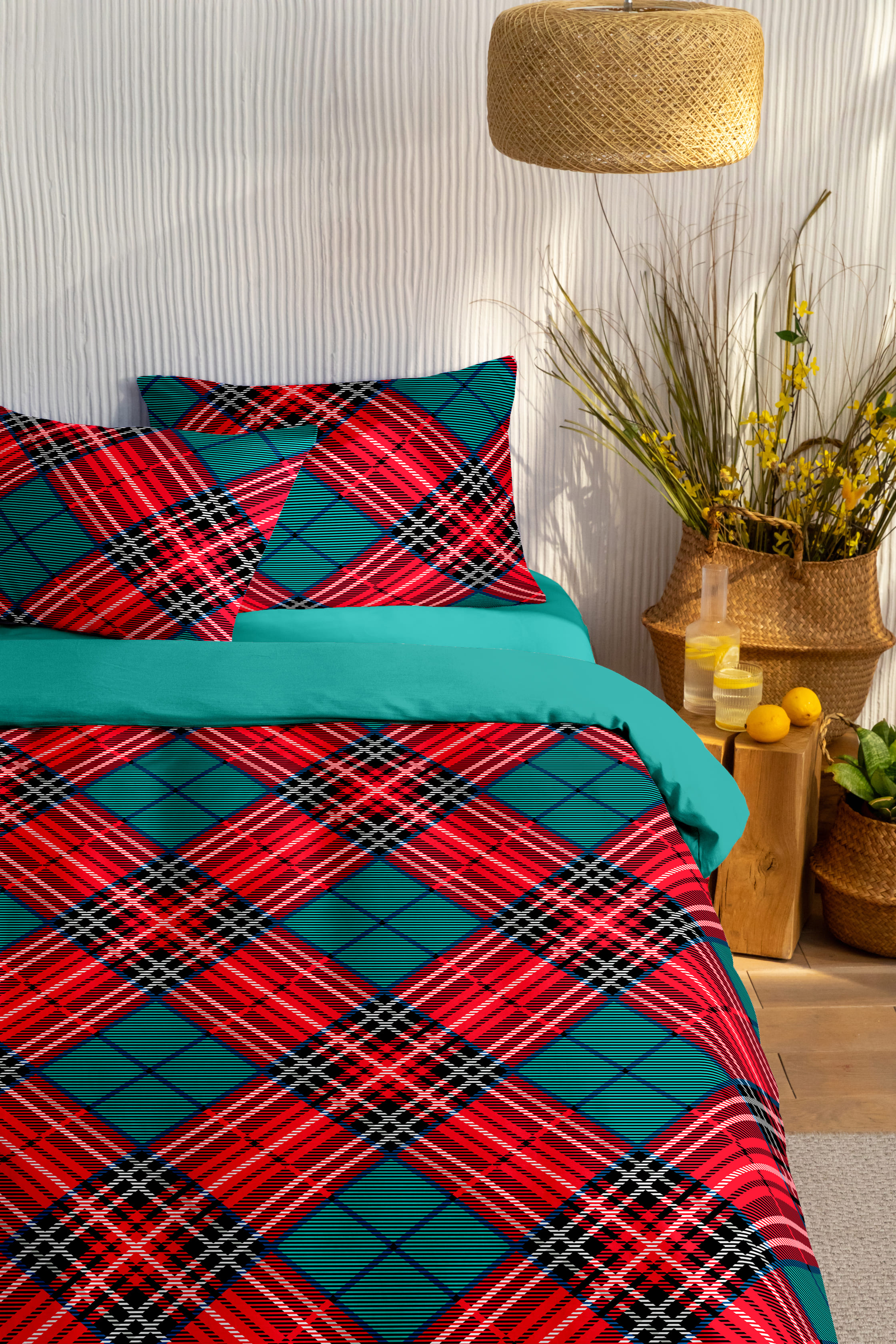 Постельное бельё Унисон Клетка 3