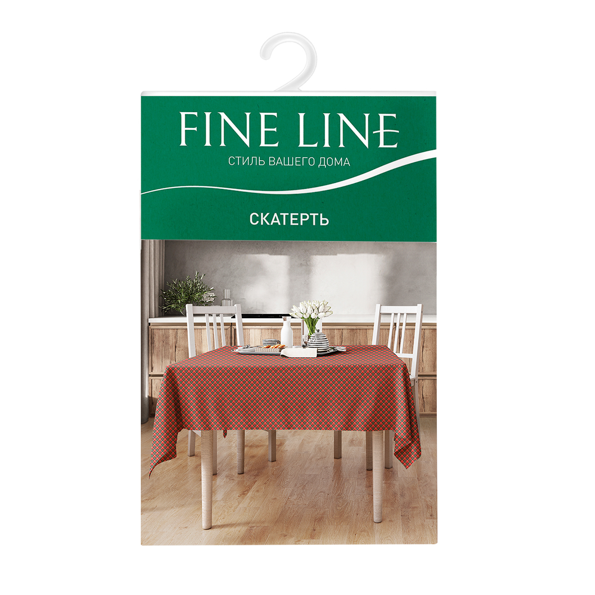 Скатерть Fine Line Шотландка 0