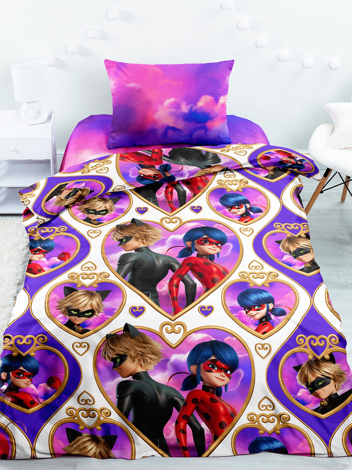 Постельное бельё Непоседа Маринетт и Адриан 1