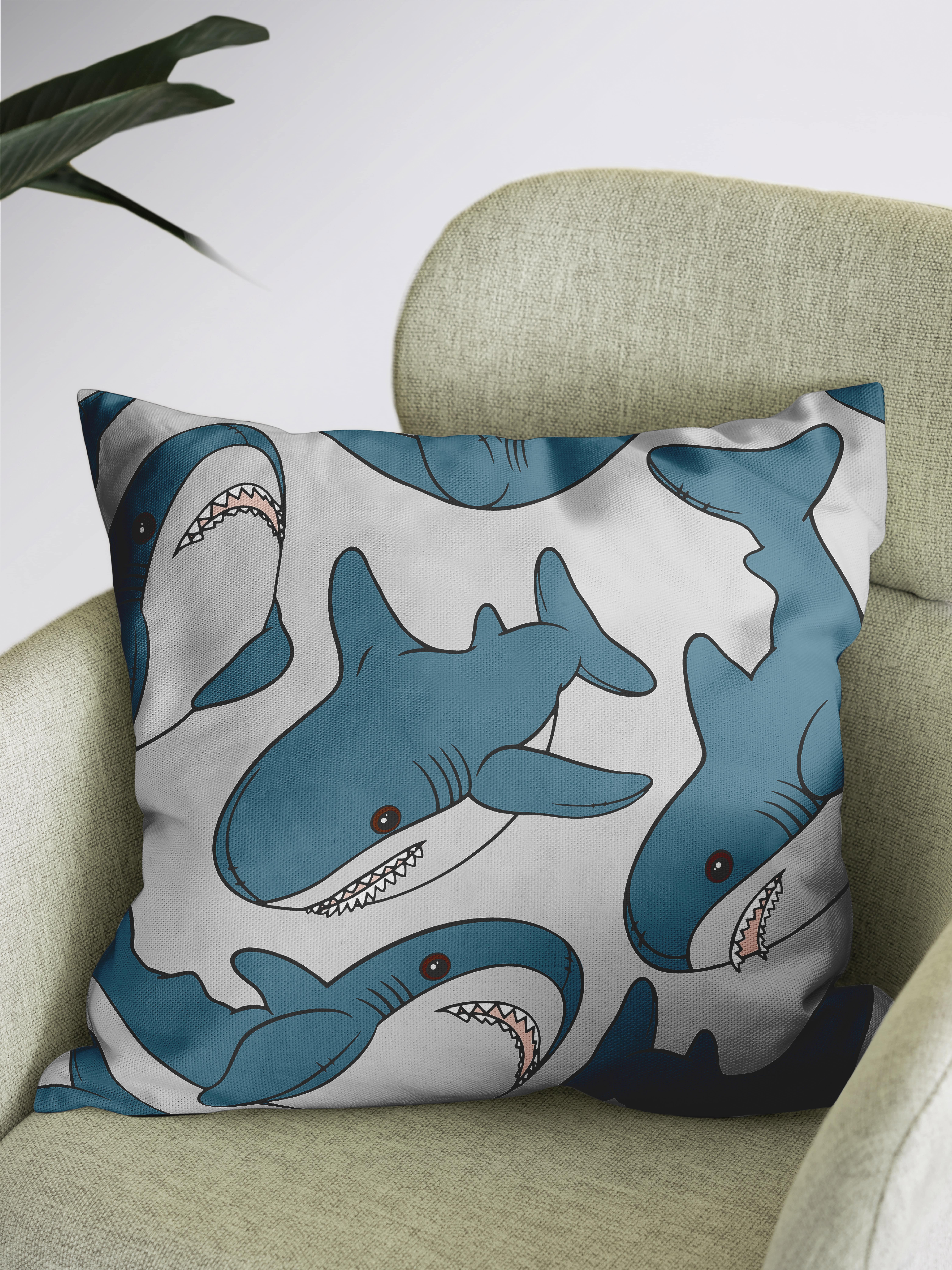 Подушка декоративная Crazy Getup Plush shark 1