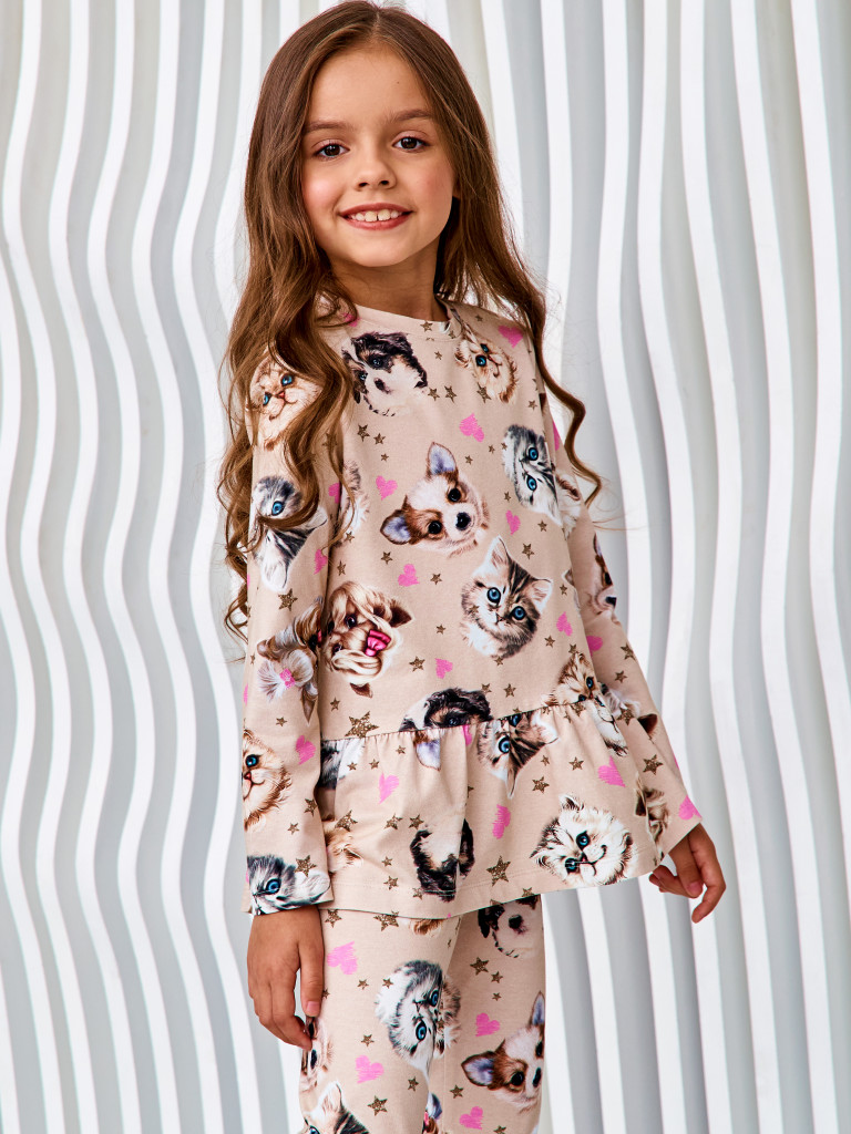 Туника "FLUFFY FRIENDS", розовый, Juno 3