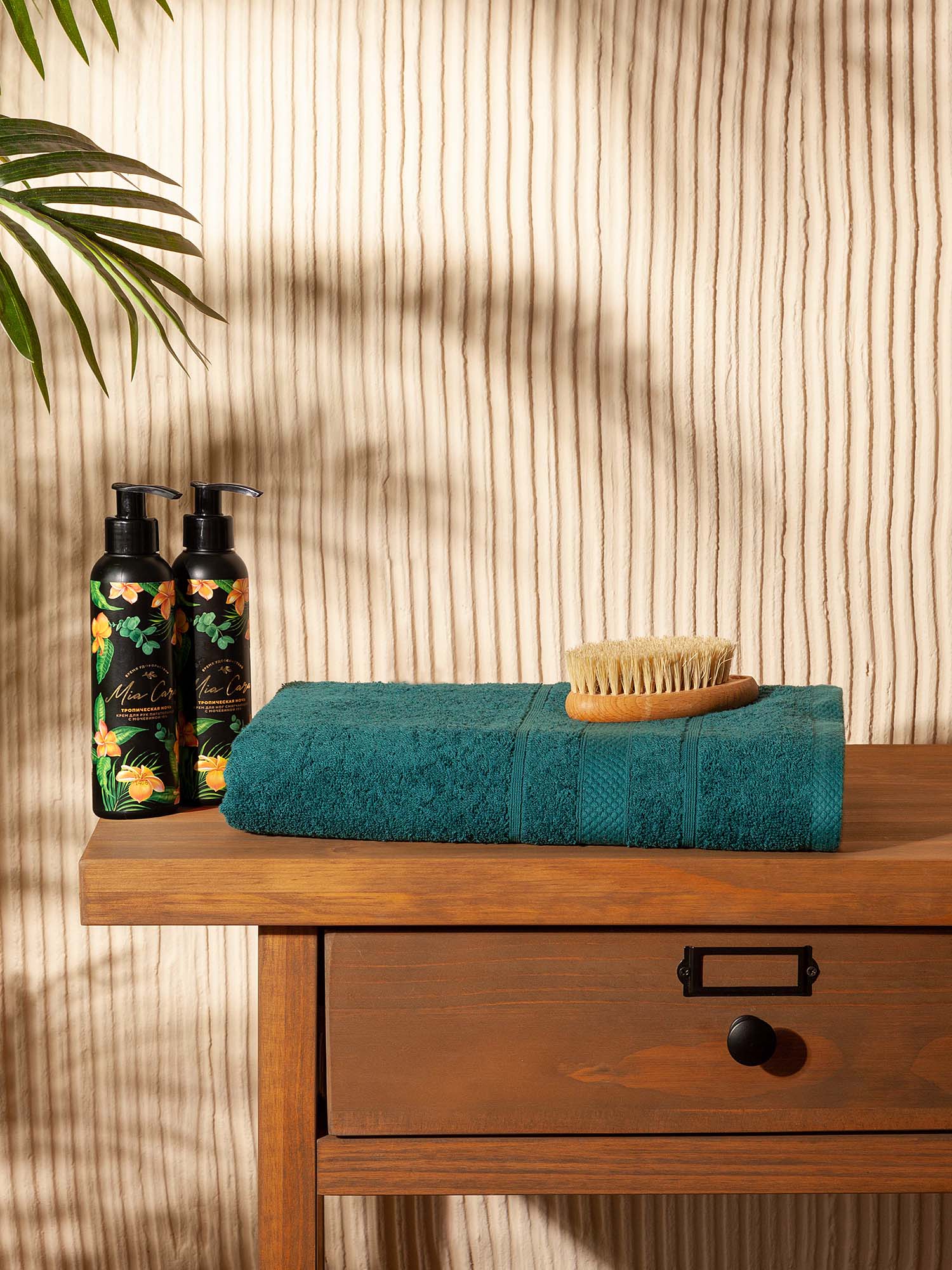 Полотенце махровое "Барбара", голубая ель, Mia Cara 0