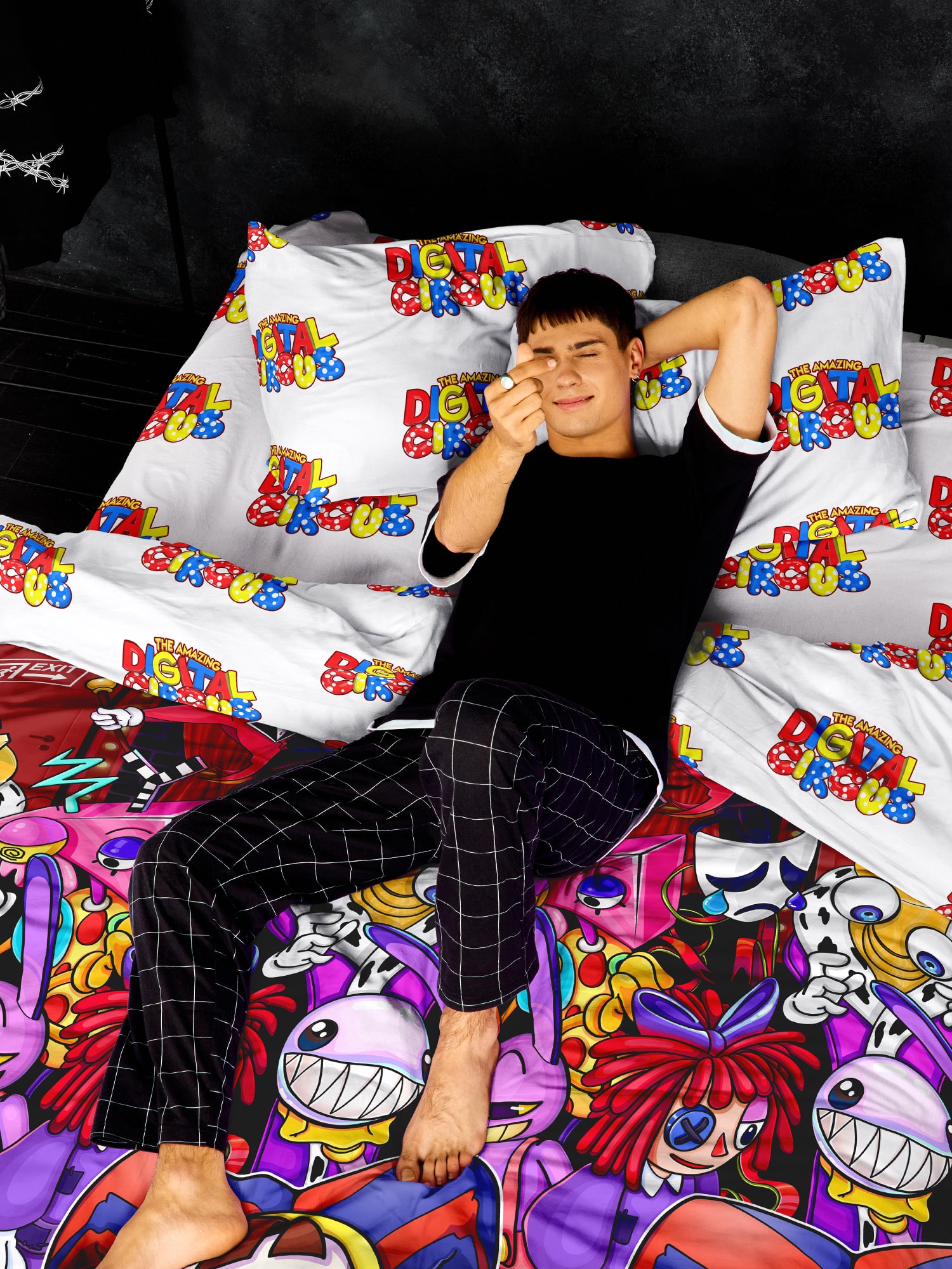 Постельное бельё Crazy Getup Цифровой цирк 1