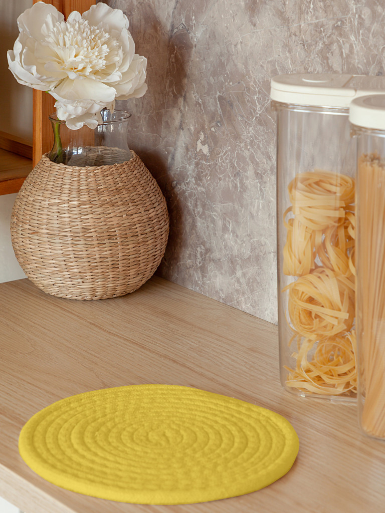 Подставка под горячее, желтый, Унисон 3