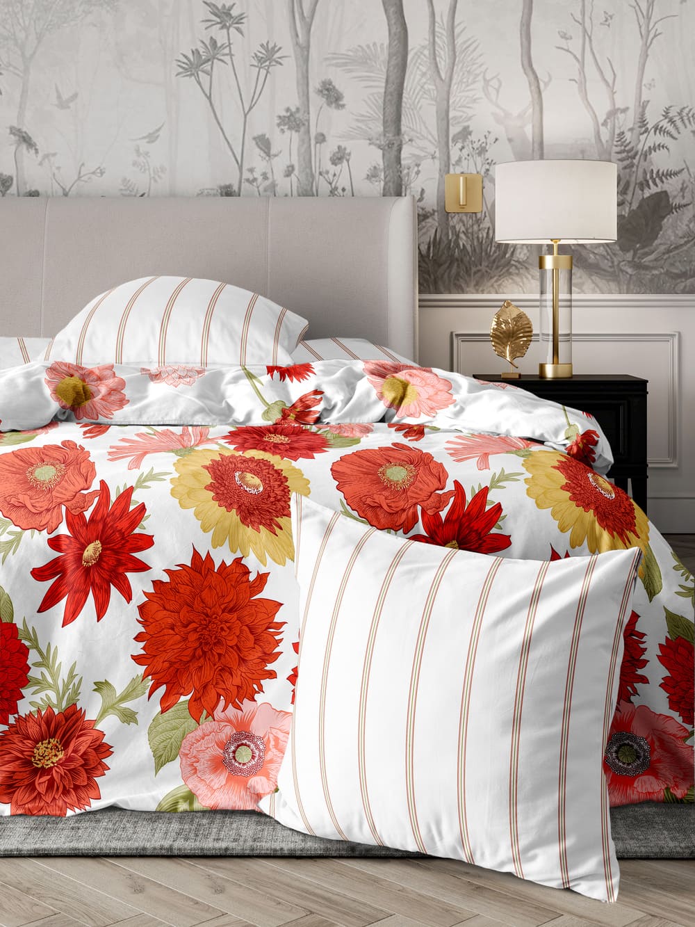 Постельное бельё Mia Cara Яркий сад 4