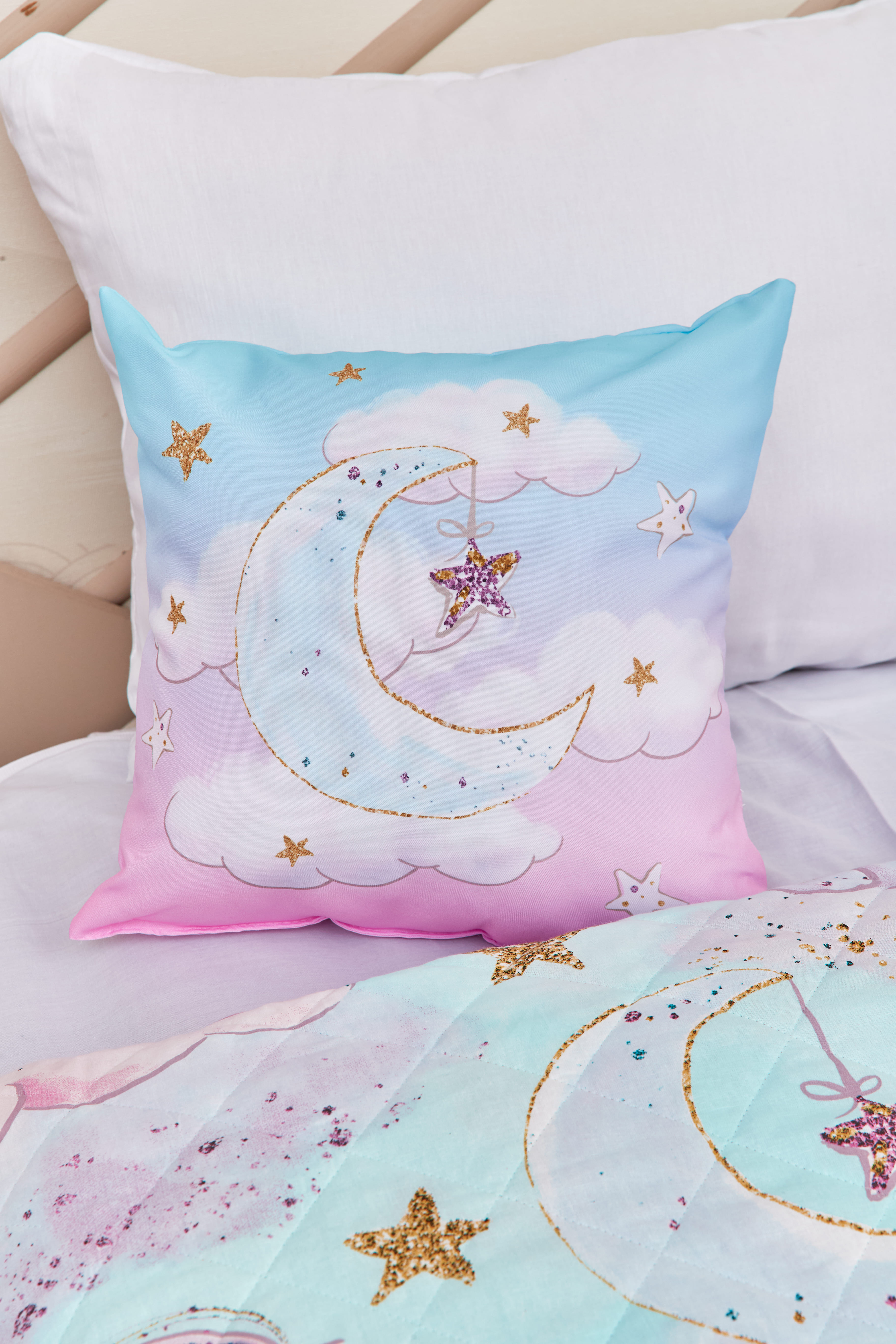 Подушка декоративная габардин "Сказочный единорог", Juno 4