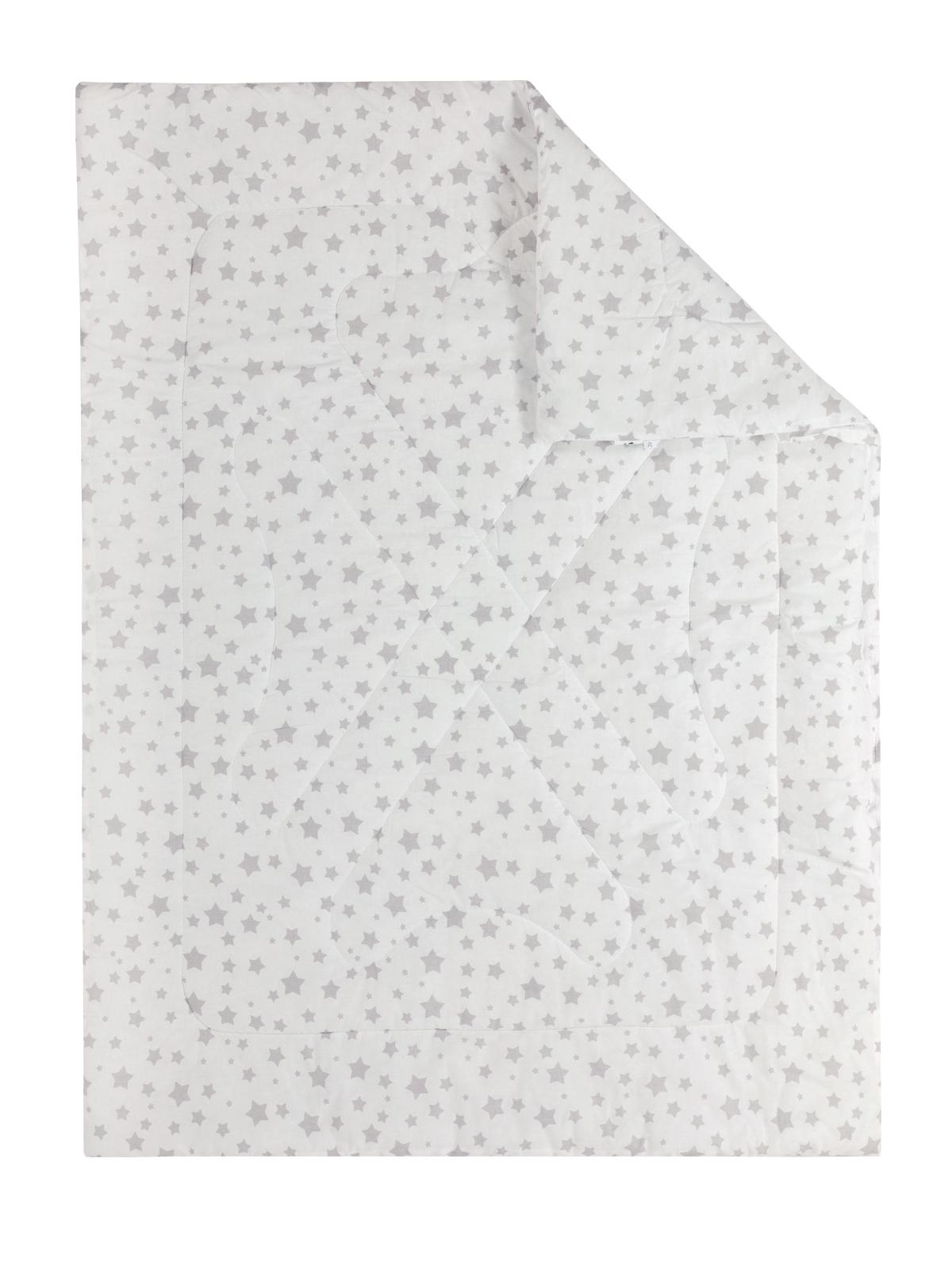 Одеяло в детскую кроватку "Серые звезды", Juno 2