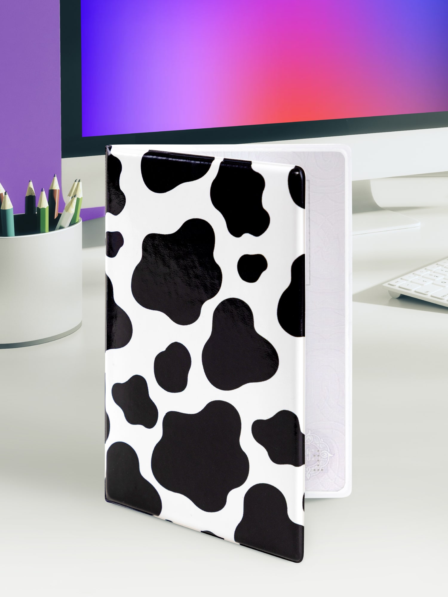 Обложка для паспорта "Crazy Getup" Cow  2