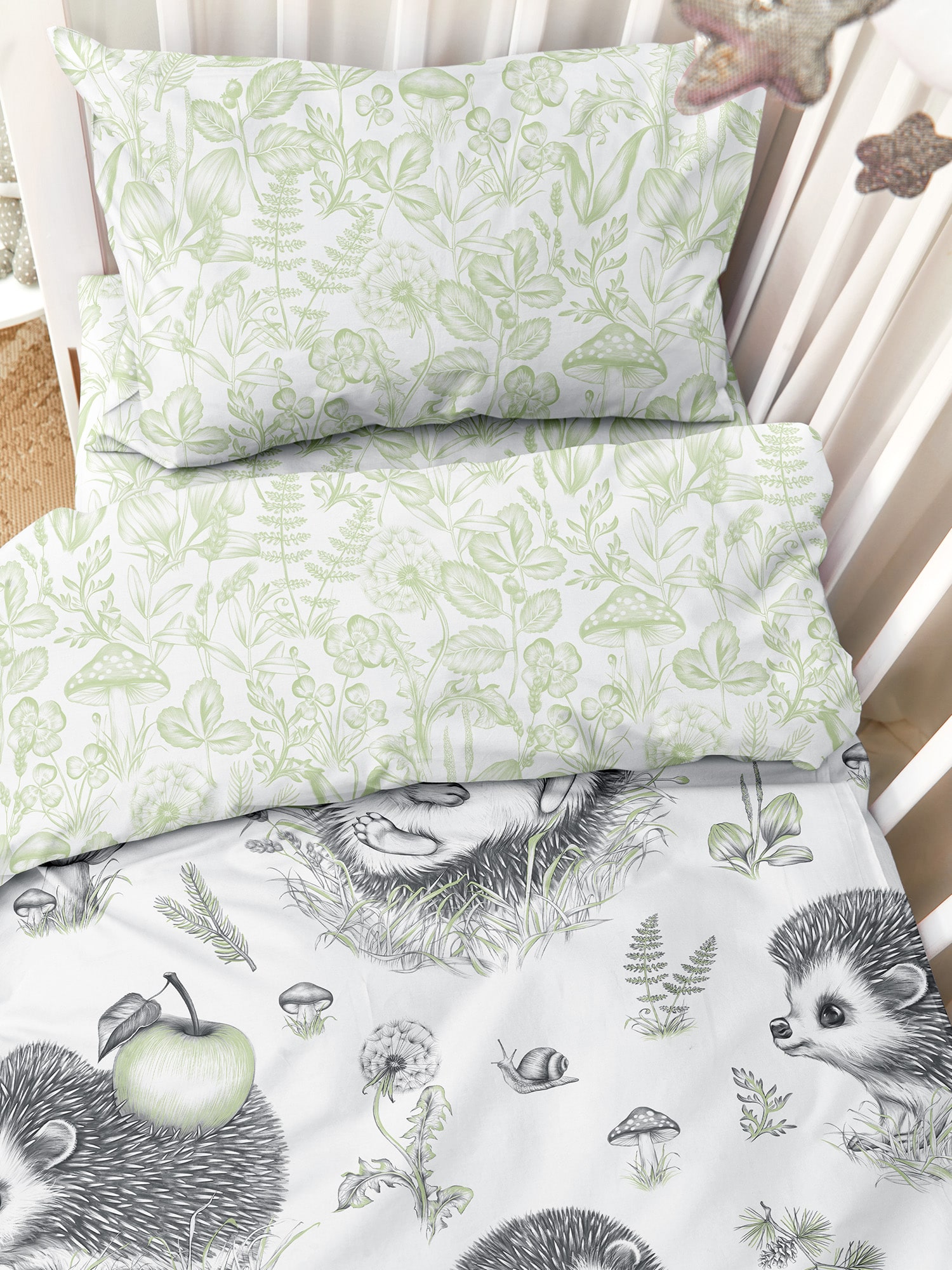 Постельное бельё Juno Ёжики 1