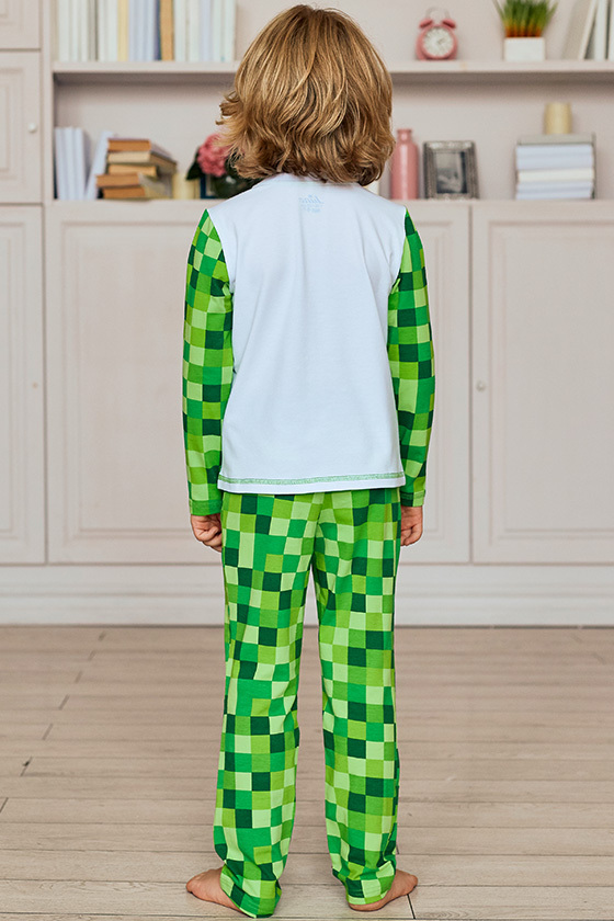 Пижама Майнкрафт Белый, Juno 2