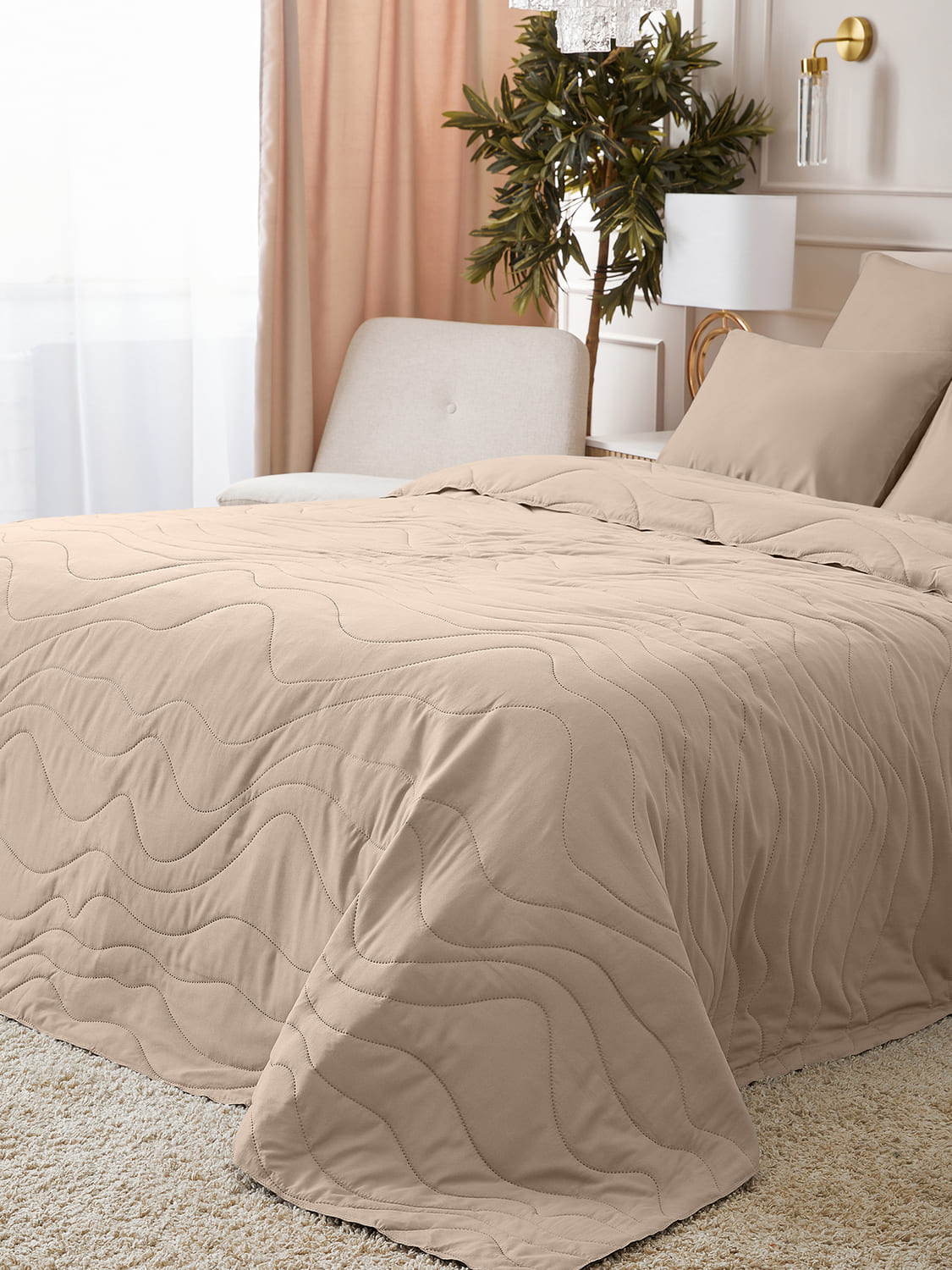 Покрывало Унисон Дымчато-серый 1