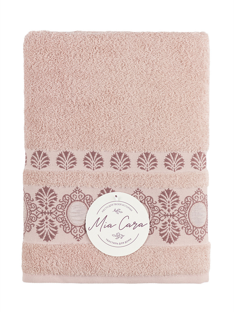 Полотенце махровое "Элис", пудровый, Mia Cara 2