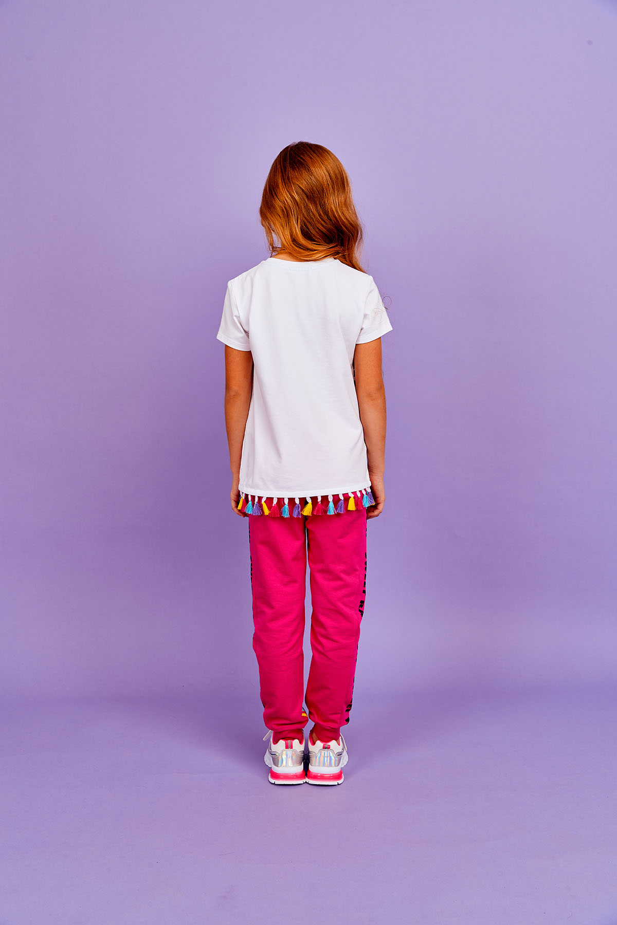 Футболка с бахромой "Sweet Rainbow", Juno 4