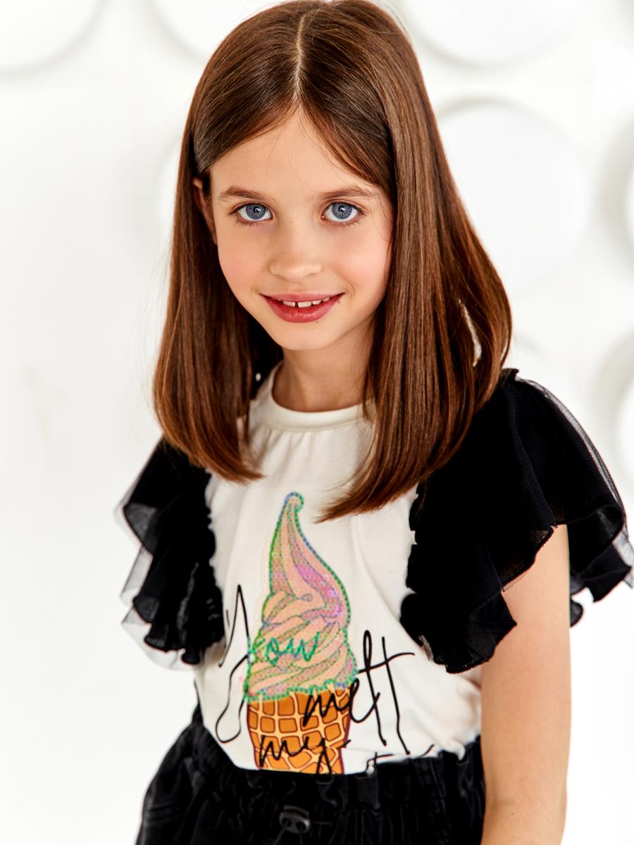 Футболка "Happy Party", молочный, Juno 1