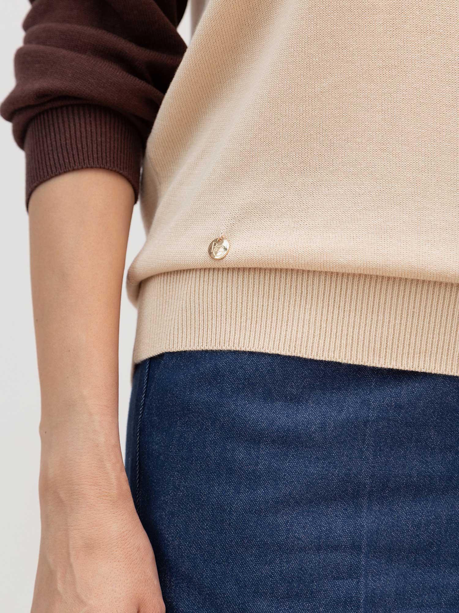 Джемпер "Diamond Shine", шоколадный, BeGood 3