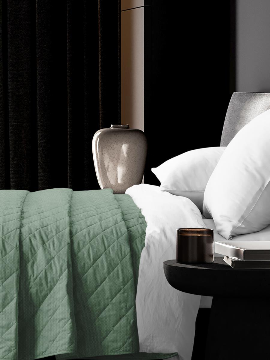 Покрывало стеганое Liverpool, зеленый, Унисон 6