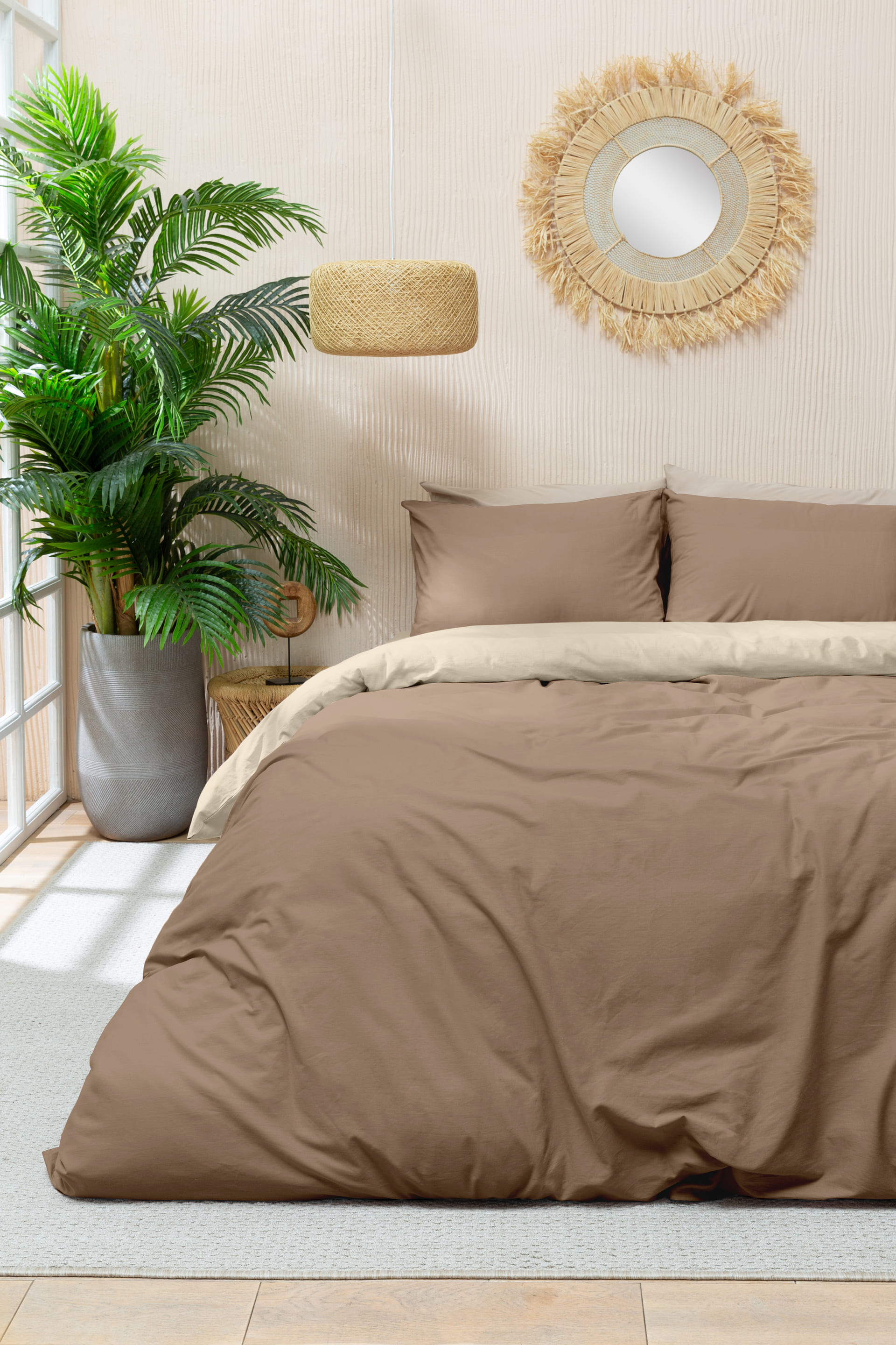 Постельное бельё Унисон Мокко со сливками 0