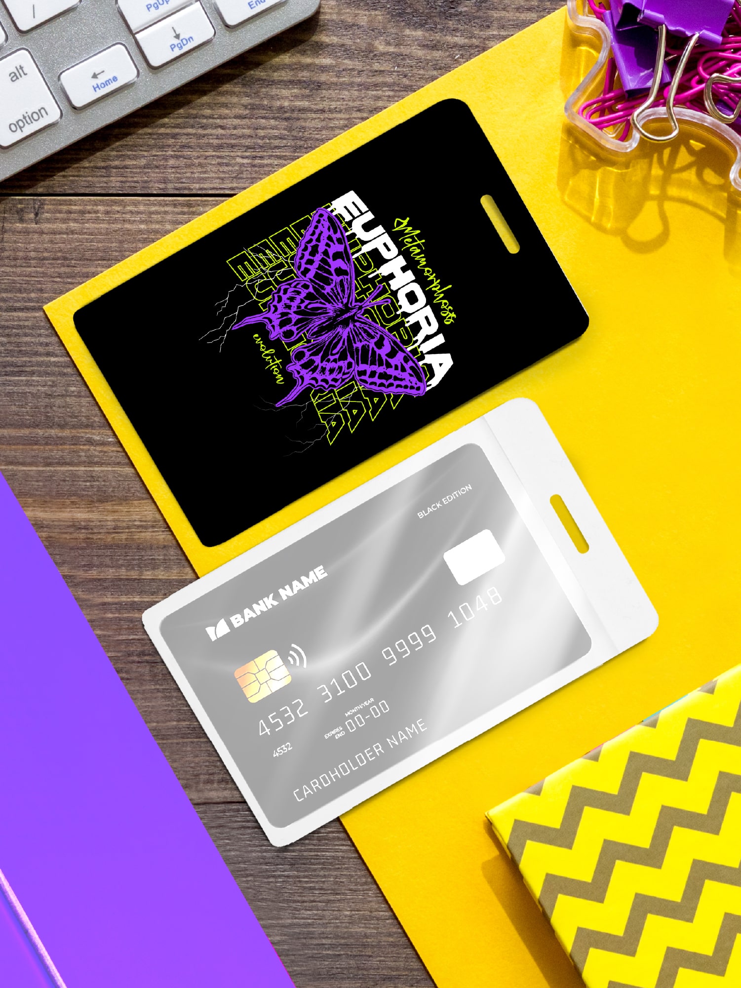 Чехол для карт "Crazy Getup" Butterfly  2