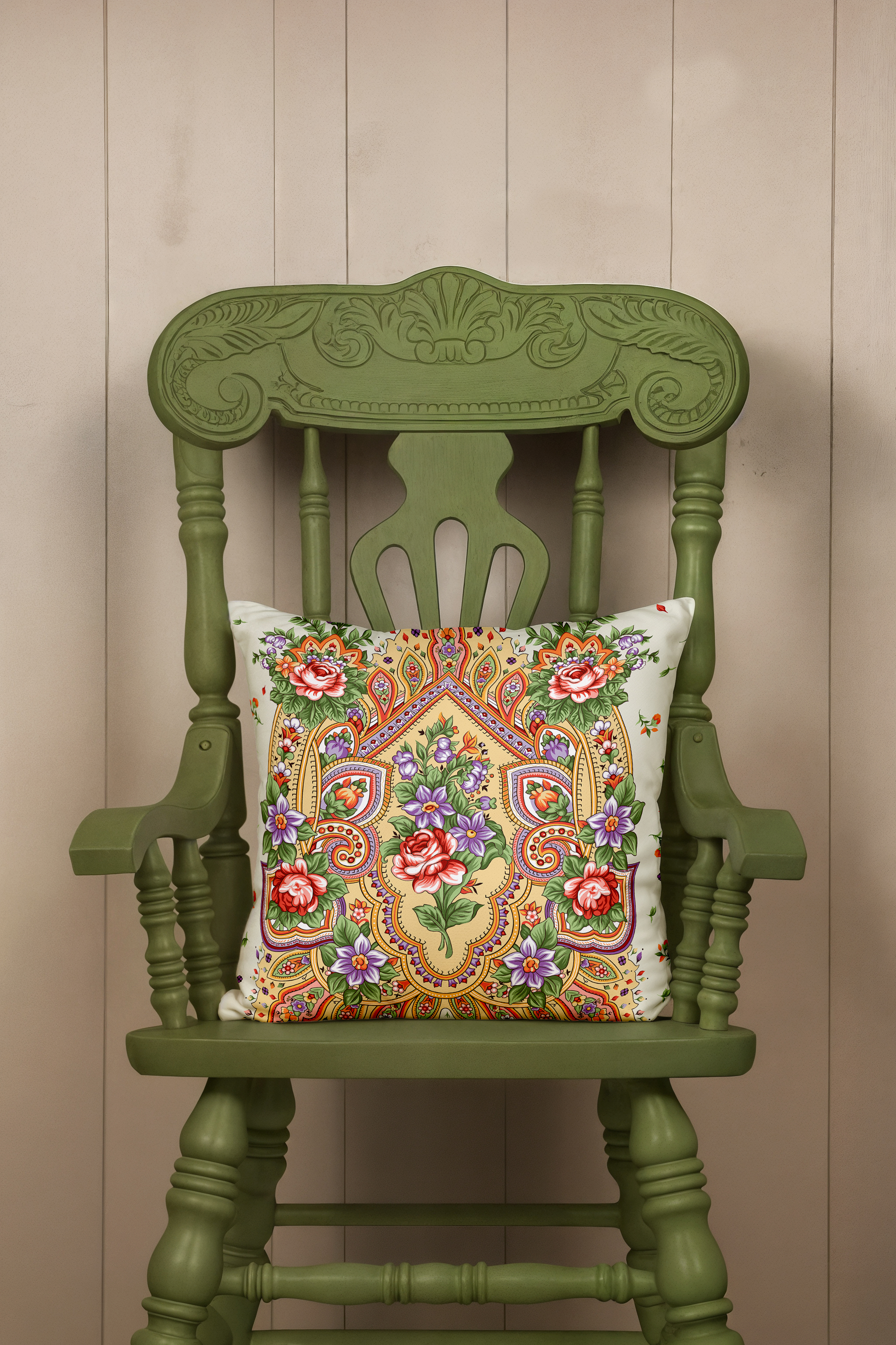 Подушка декоративная Унисон Павлопосадский 1