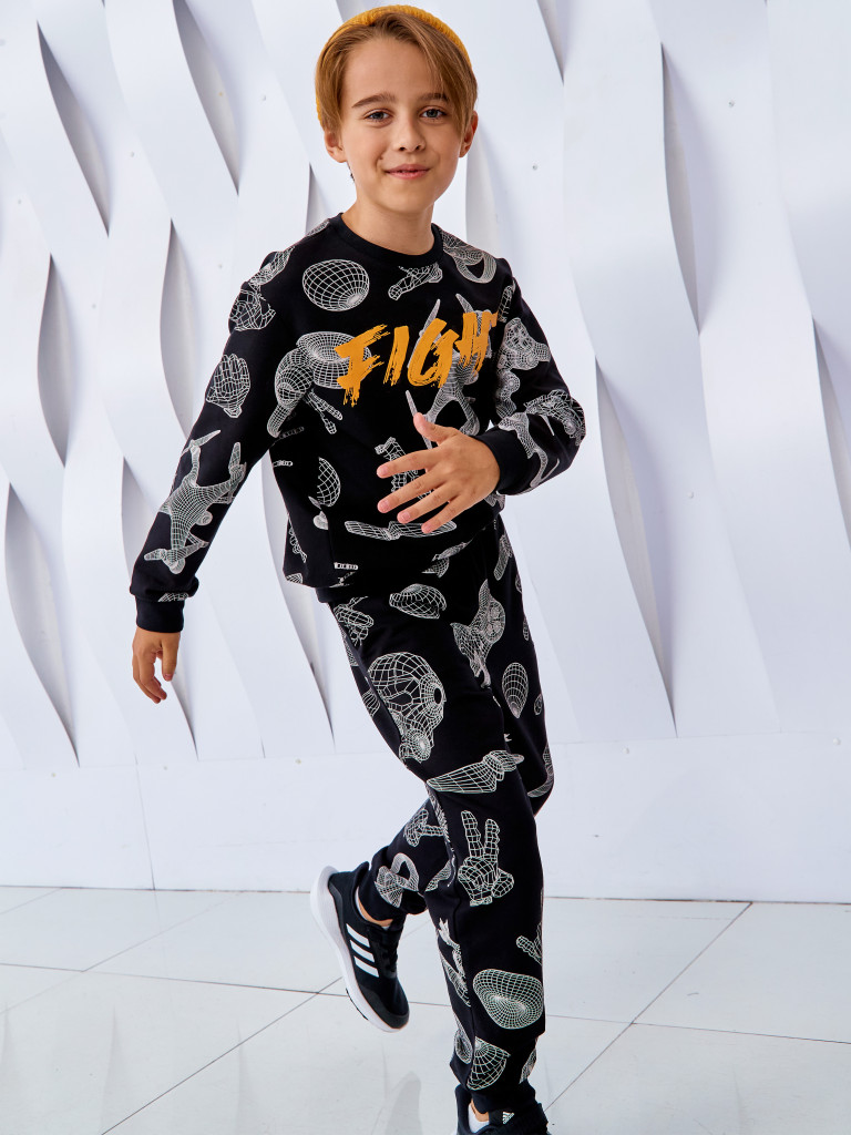 Брюки "CYBER BRO", черный, Juno 1