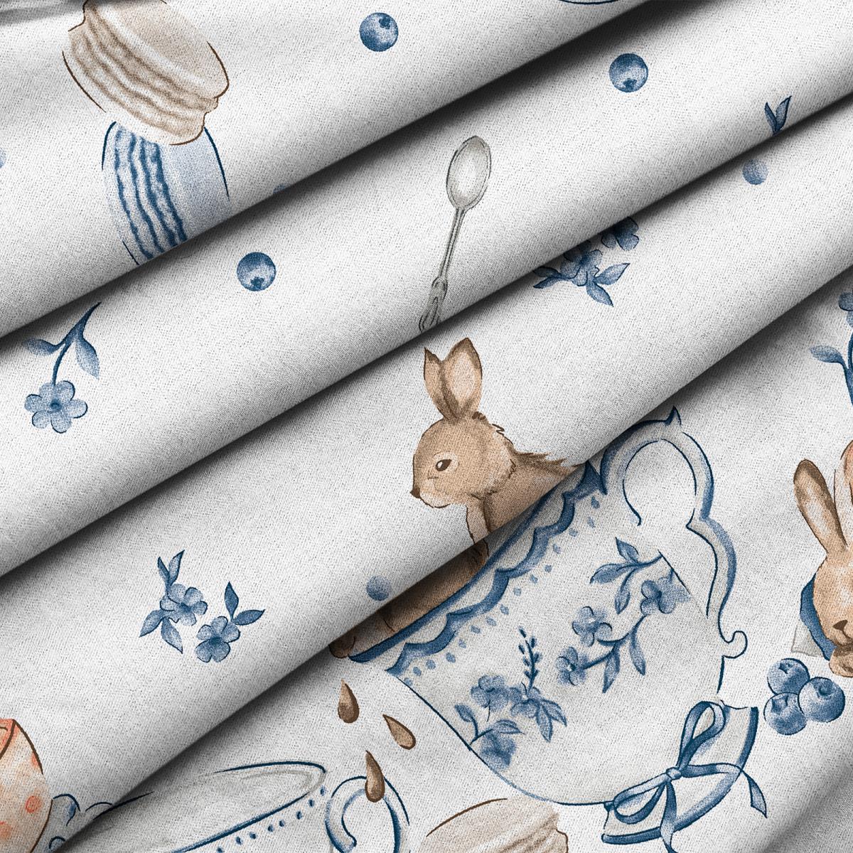 Скатерть рогожка "Зайчики", Mia Cara 3