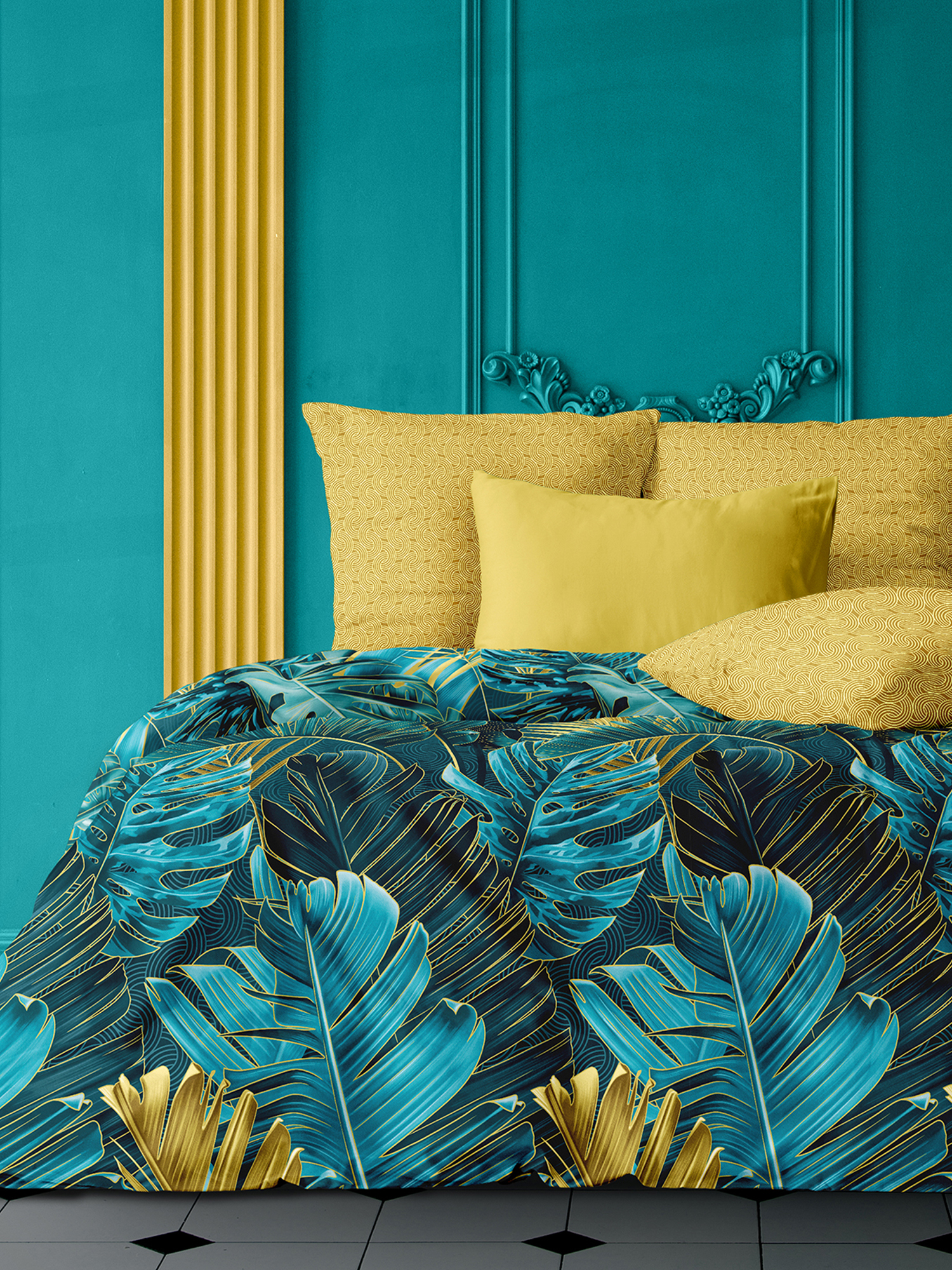 Постельное бельё Флоранс Тропические листья 3