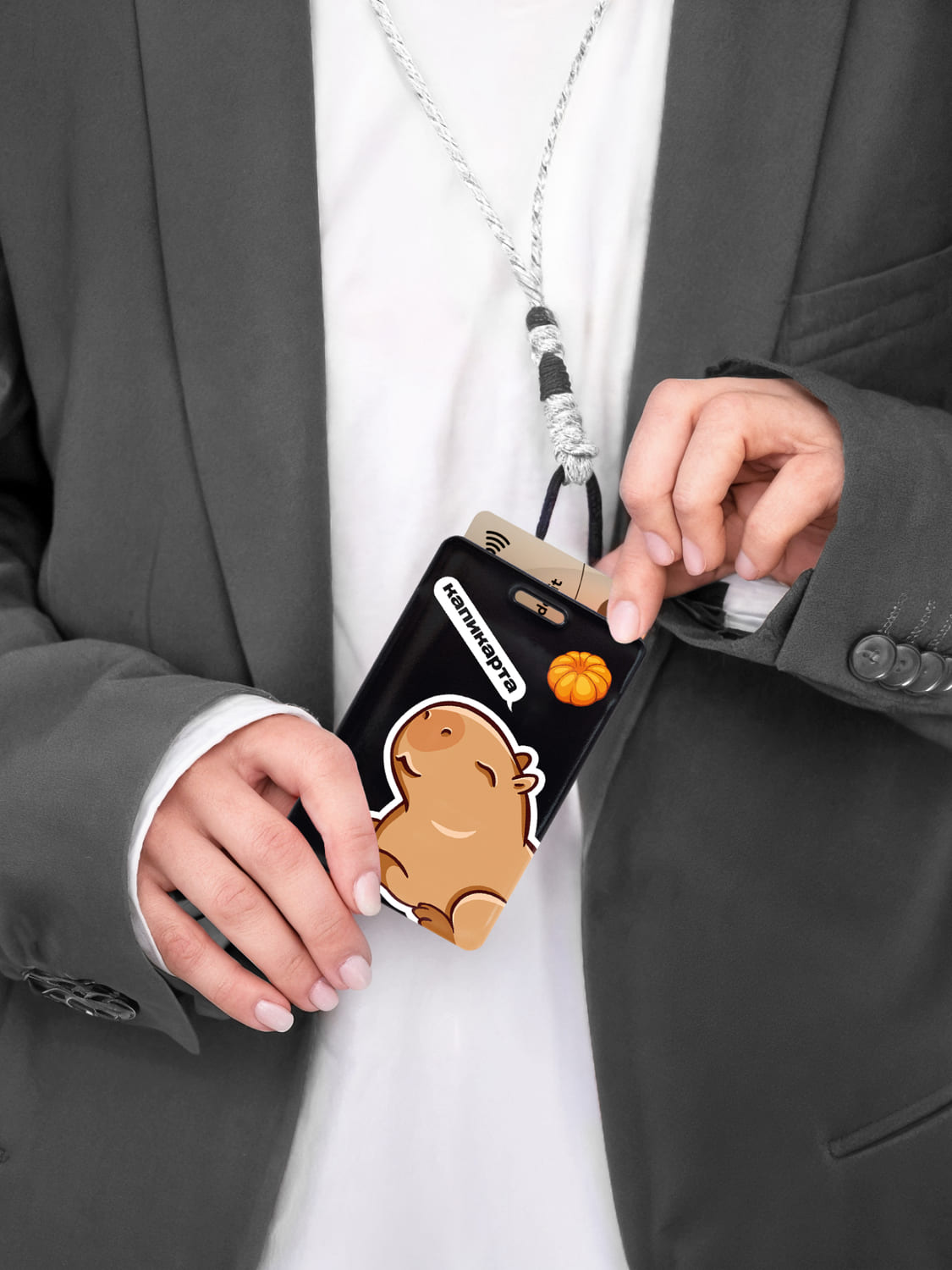 Чехол для карты Crazy Getup Капибара 0