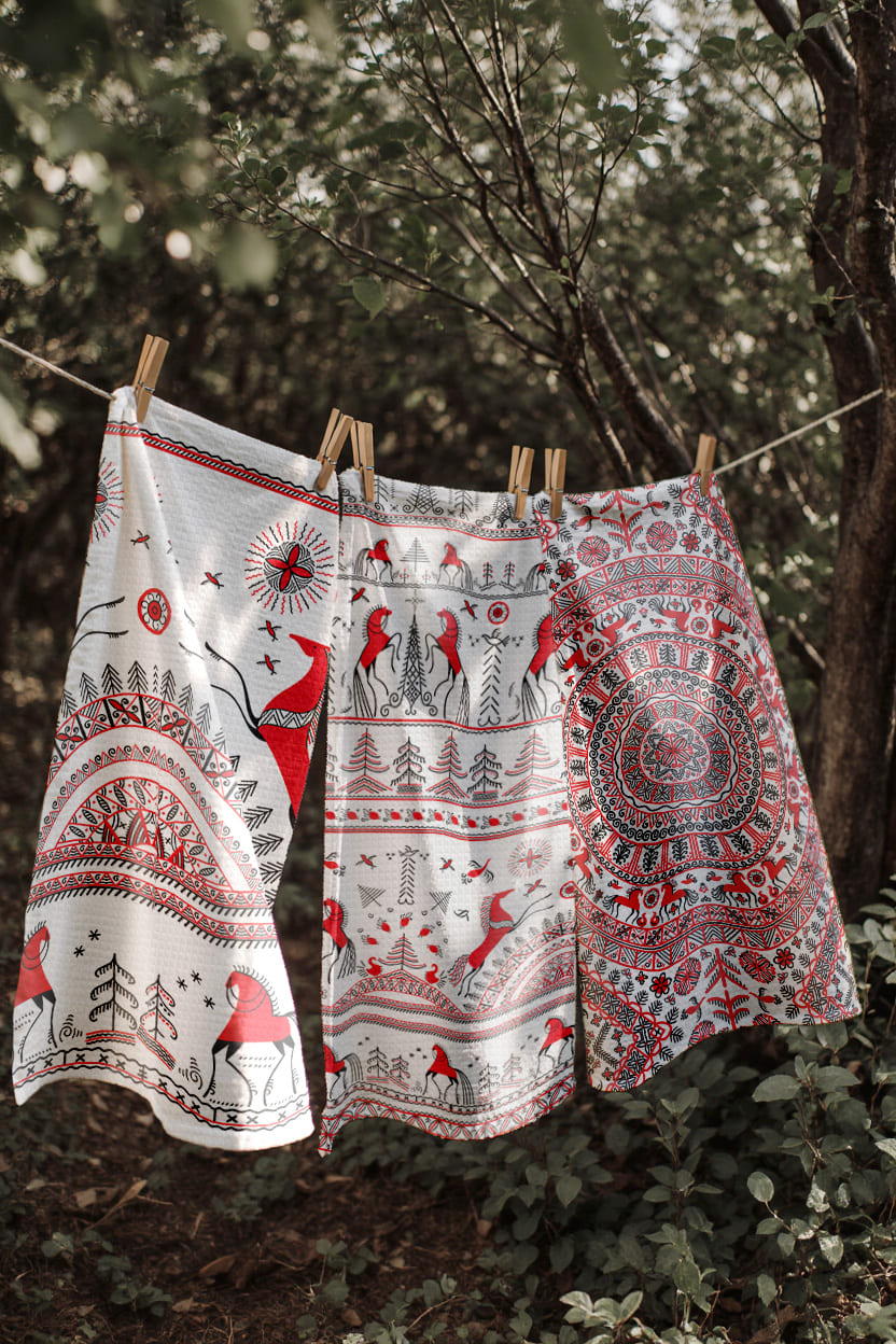 Комплект полотенец Унисон Мезенская 1