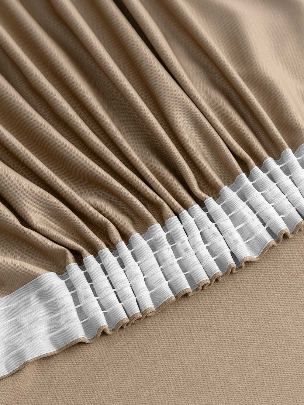 Комплект штор из канваса, песочный, Унисон 4