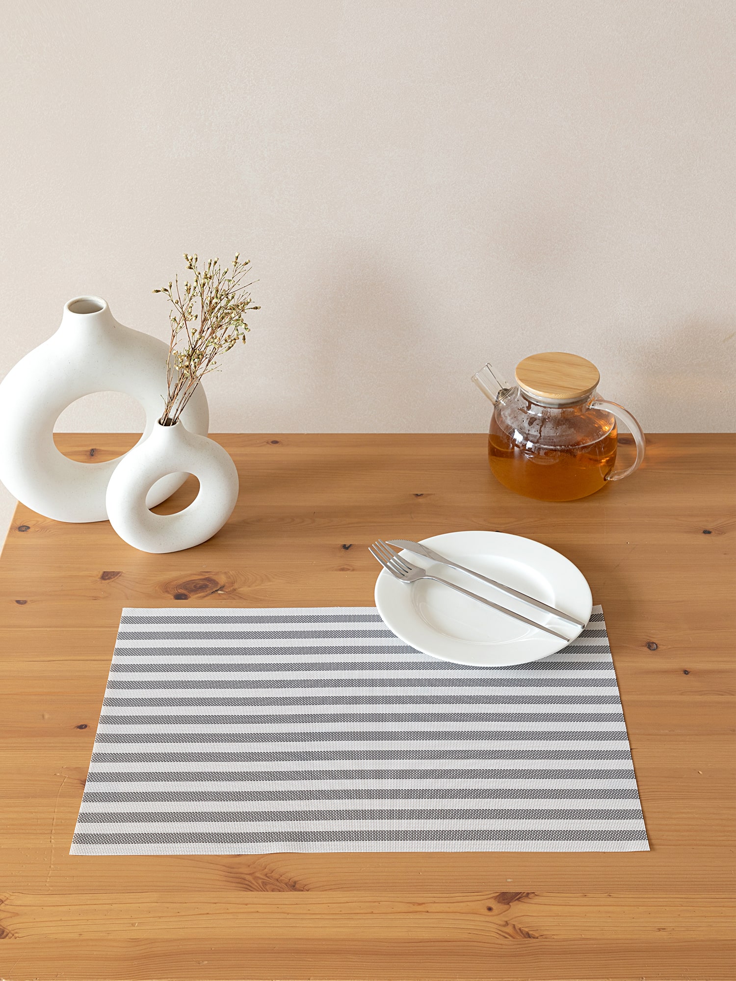 Комплект плейсматов плетеных 45х30 (4 шт.) "Унисон" Basic stripe denim 45х30 (4 шт.) 2