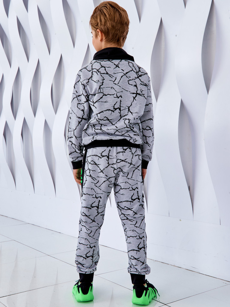 Брюки "MAKE CONTACT", серый меланж, Juno 2