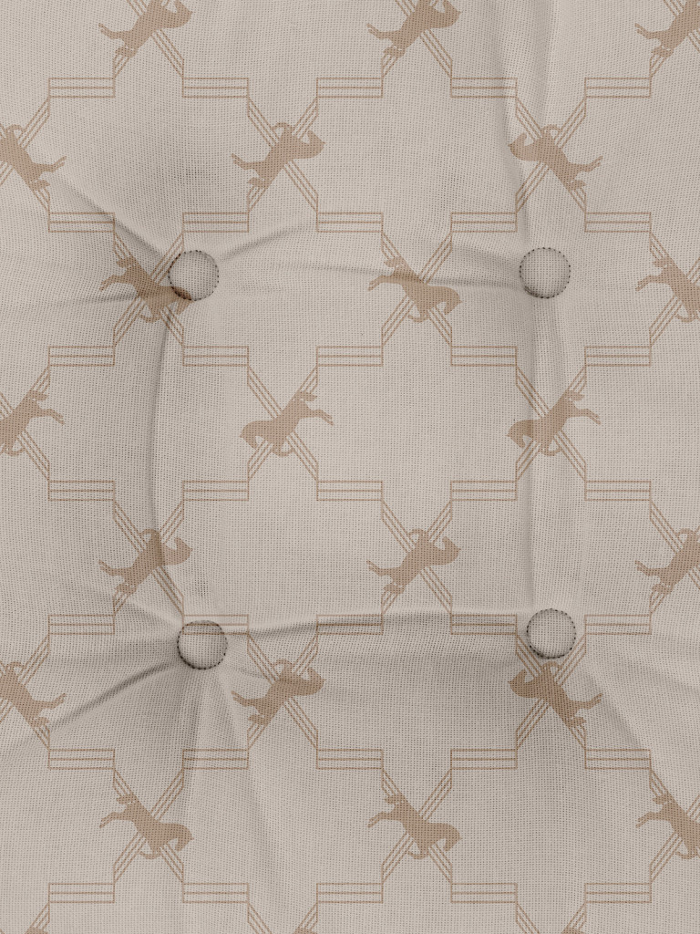 Комплект подушек на стул с тафтингом "British club", Унисон 1