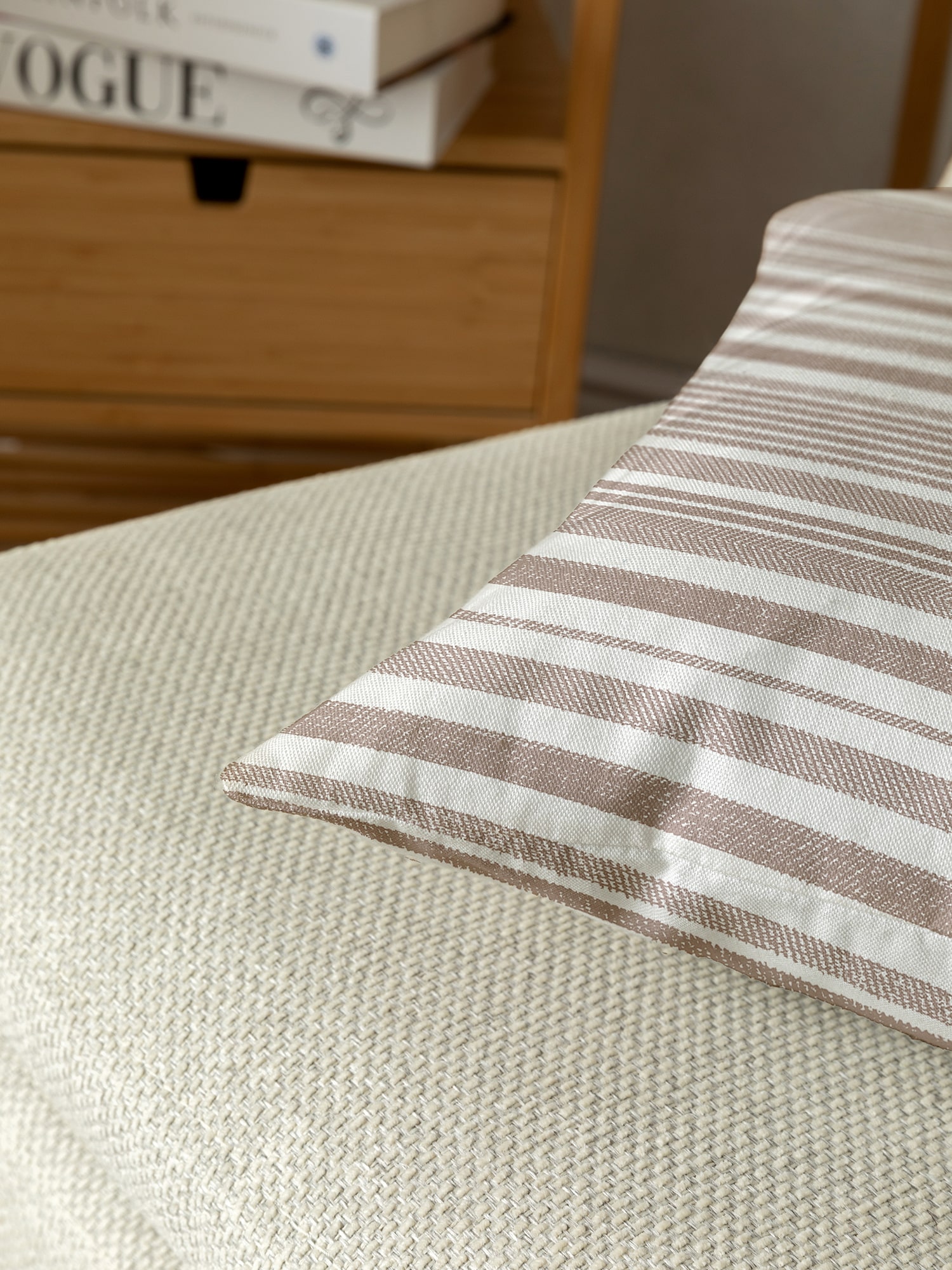 Подушка декоративная Унисон Grey flax 1