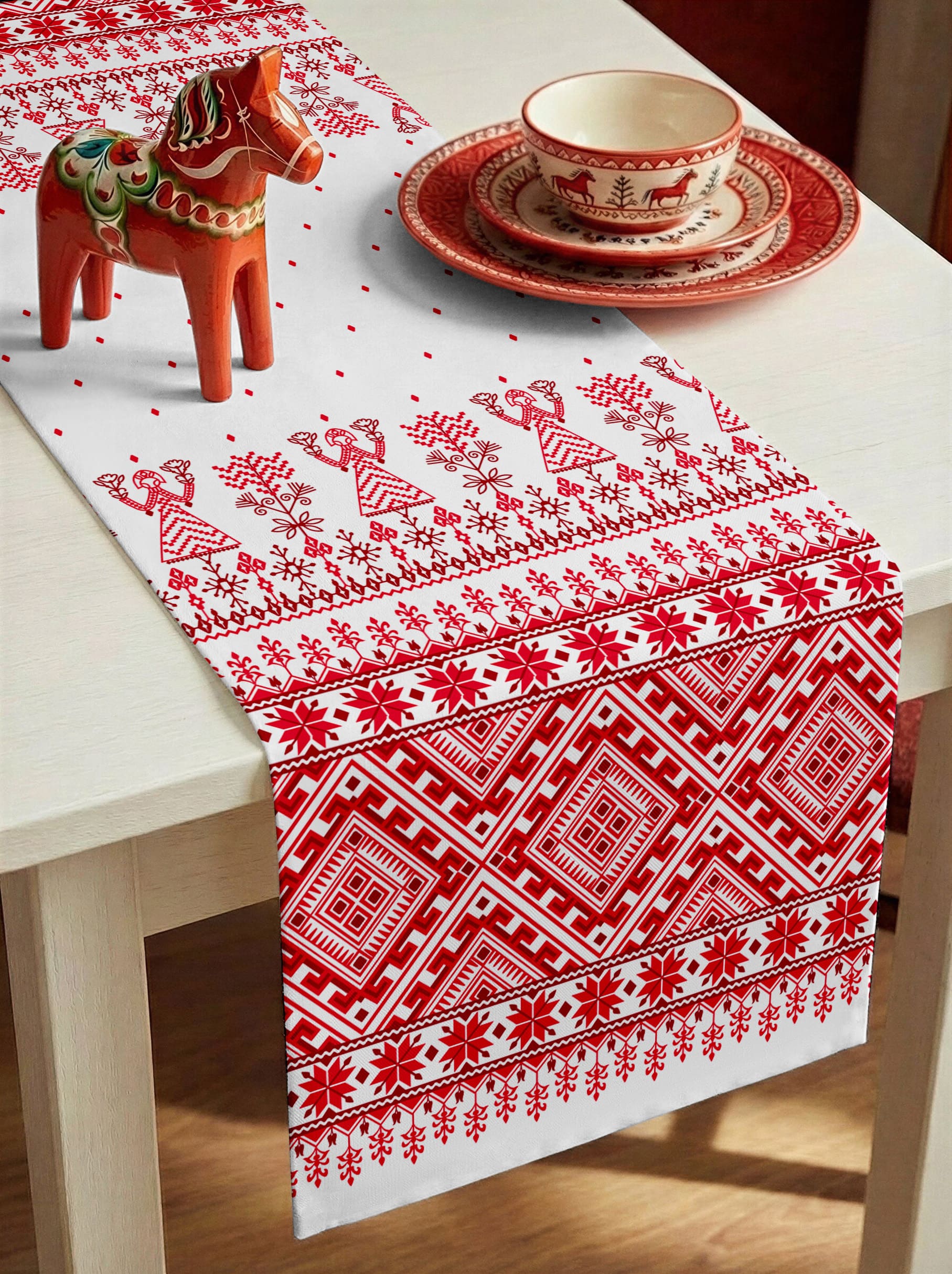 Скатерть-дорожка Унисон Славянские узоры 3