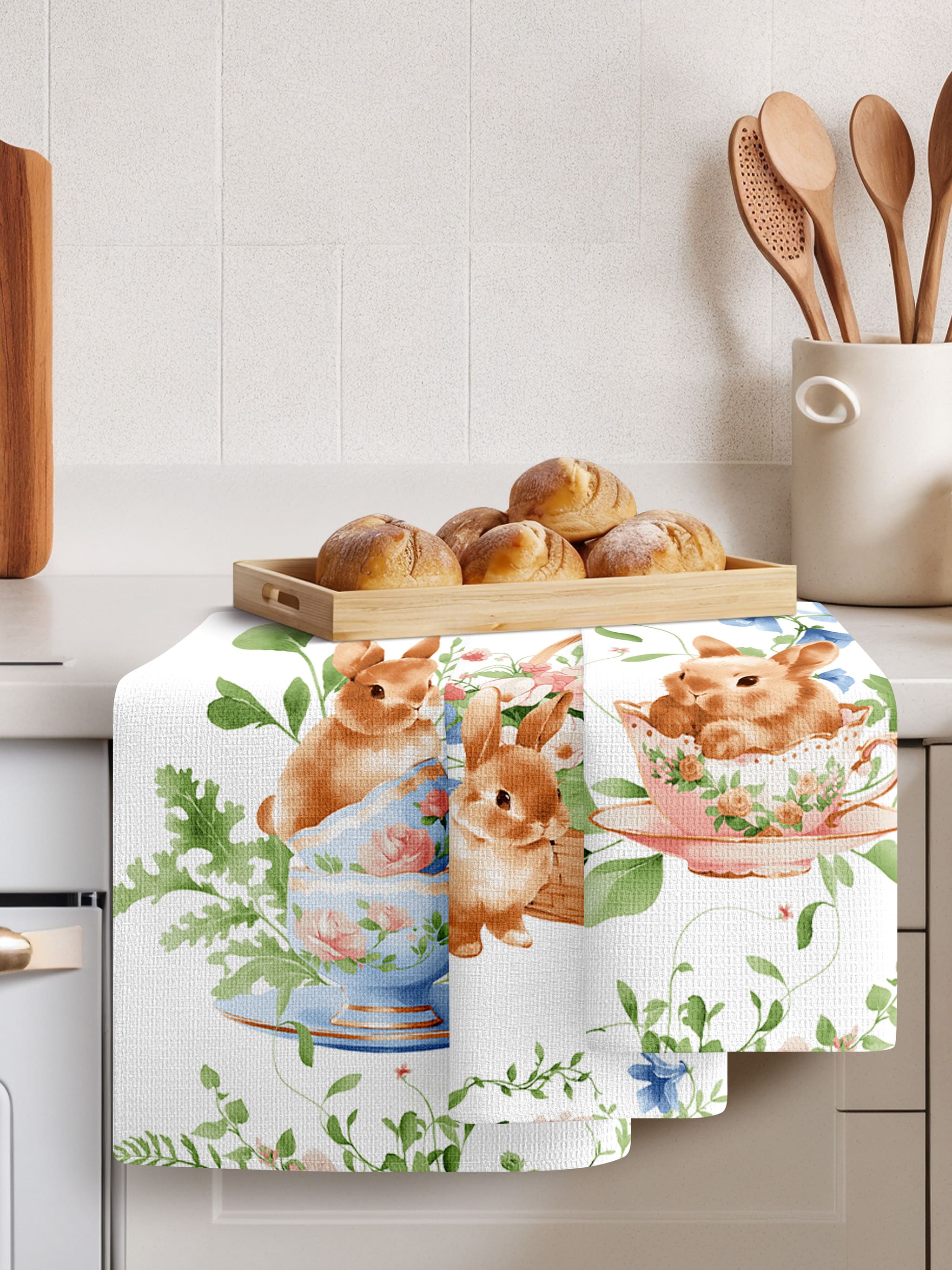 Комплект полотенец Унисон Милые кролики 2